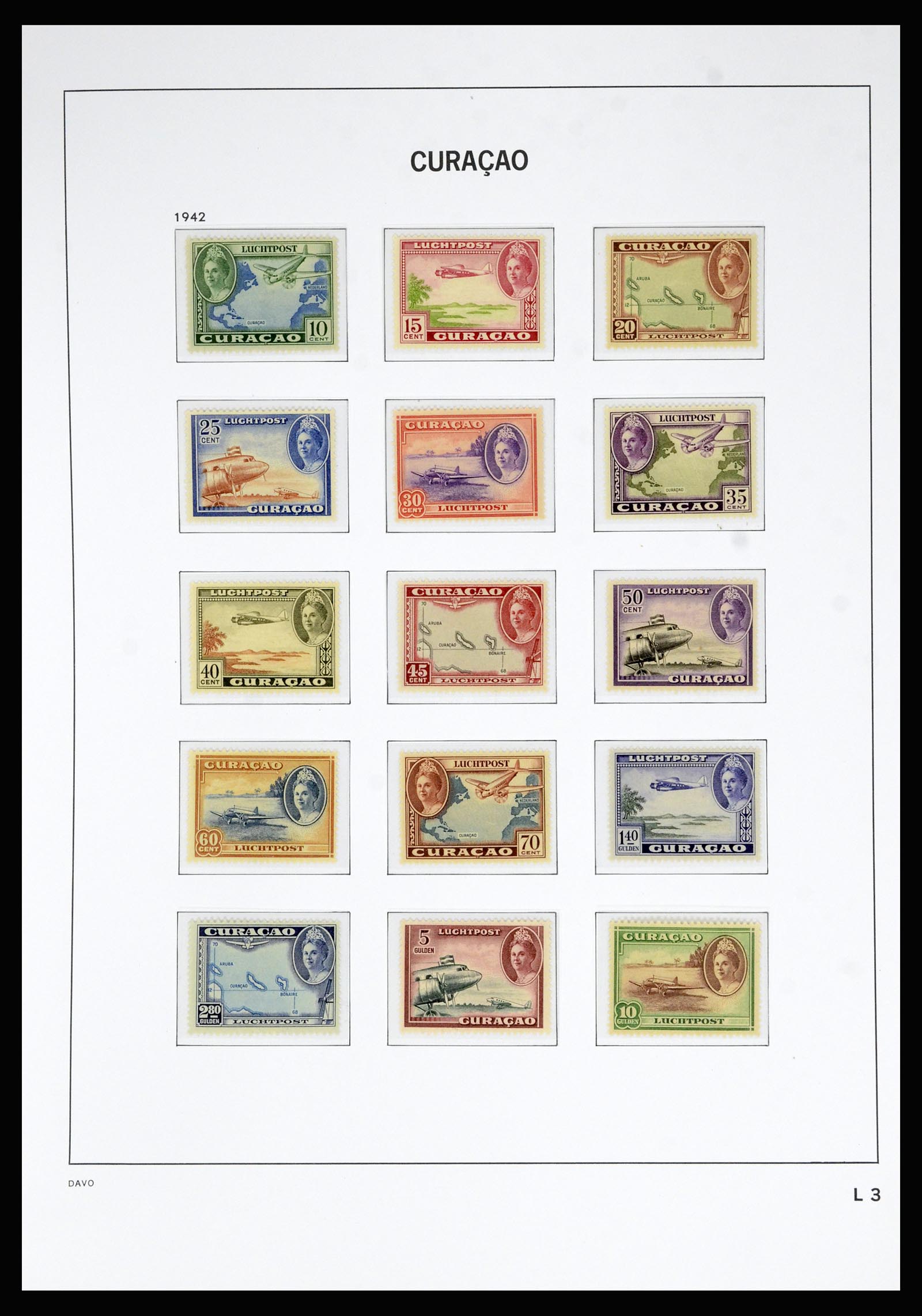 36815 018 - Postzegelverzameling 36815 Curaçao en Nederlandse Antillen 1873-2010.