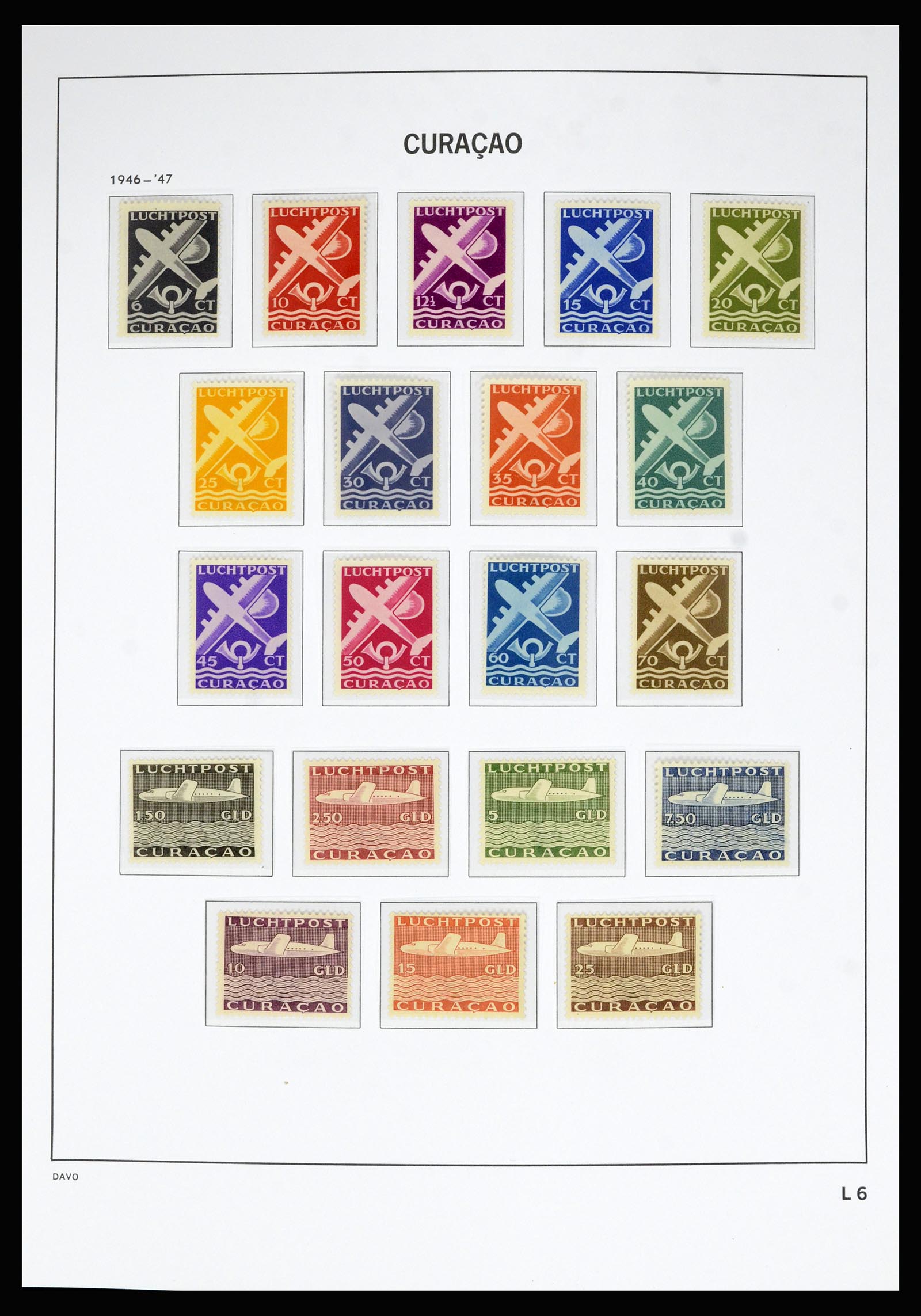 36815 021 - Postzegelverzameling 36815 Curaçao en Nederlandse Antillen 1873-2010.