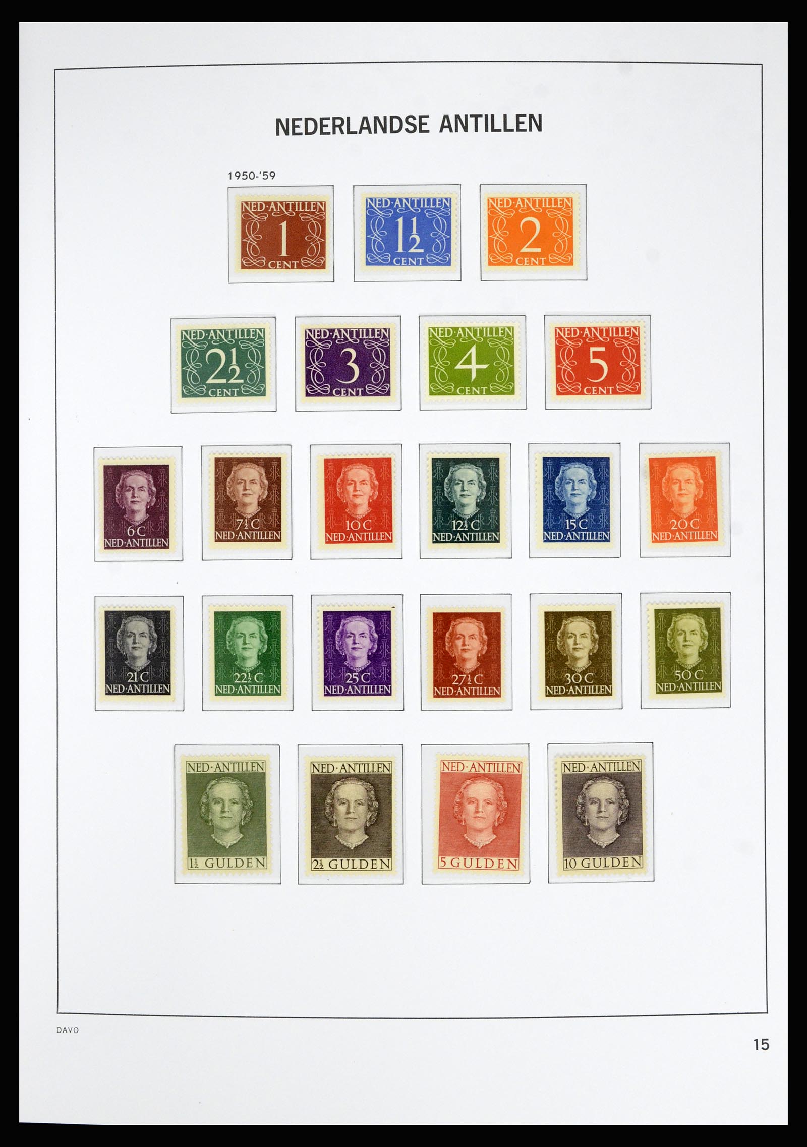 36815 025 - Postzegelverzameling 36815 Curaçao en Nederlandse Antillen 1873-2010.