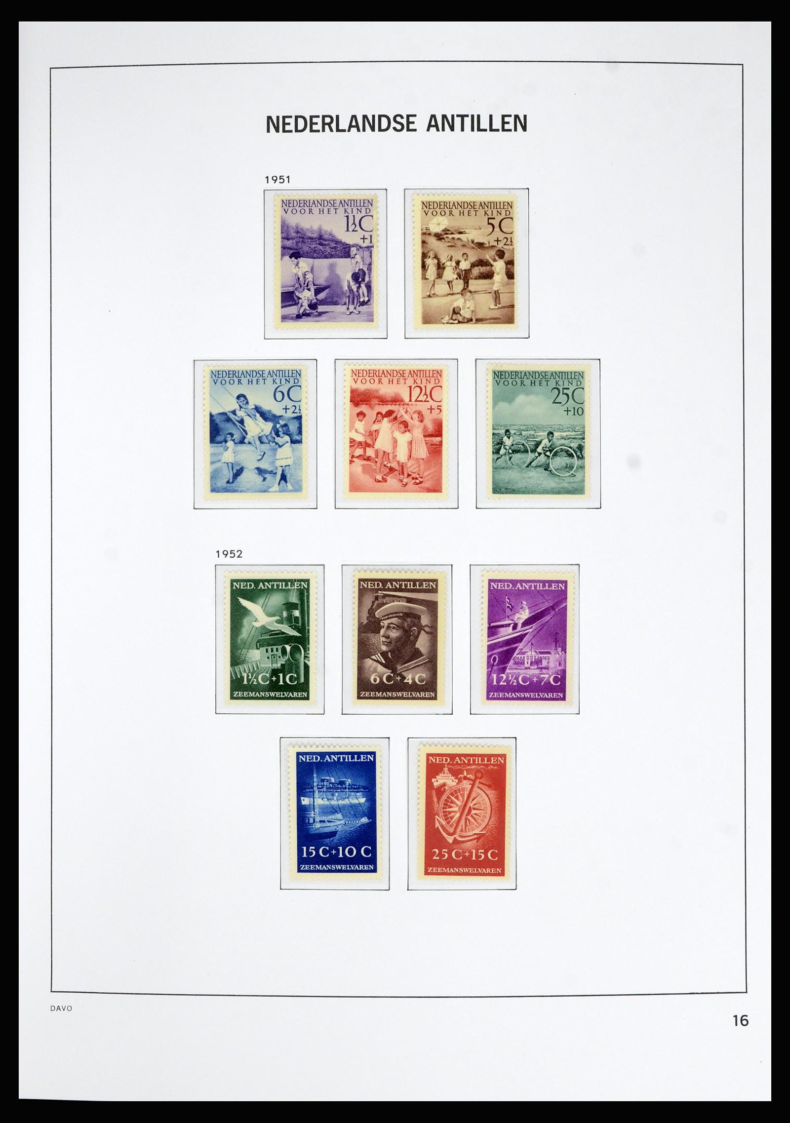 36815 026 - Postzegelverzameling 36815 Curaçao en Nederlandse Antillen 1873-2010.