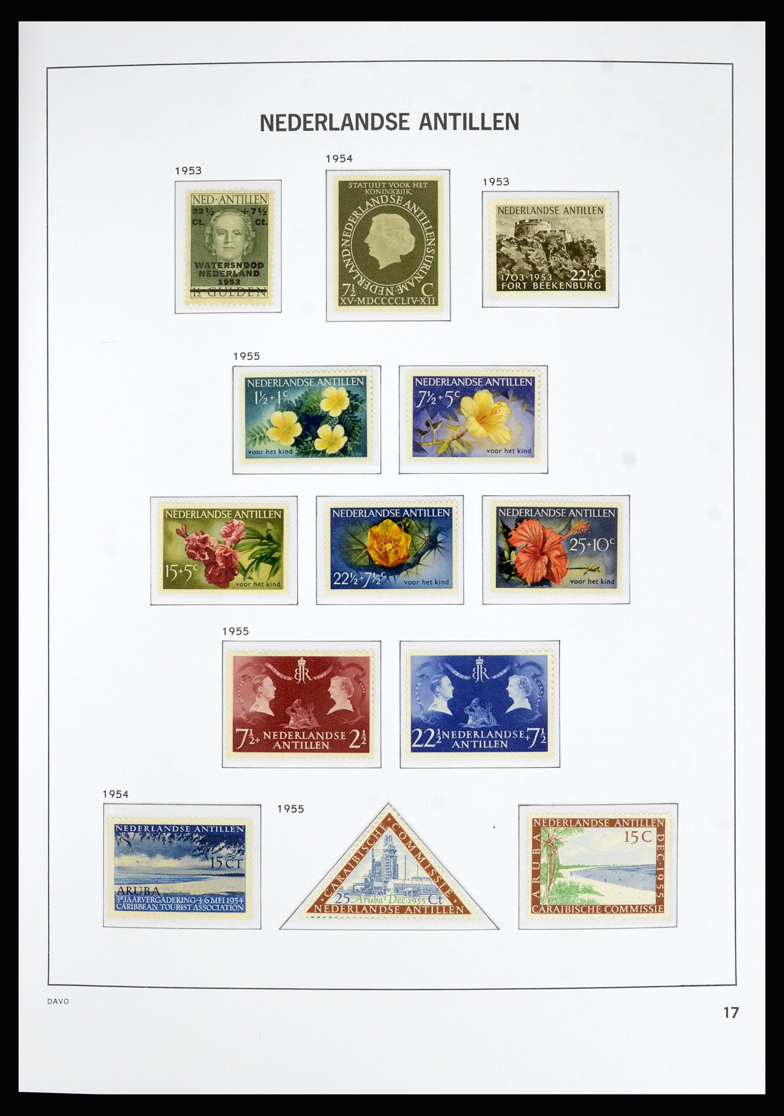 36815 027 - Postzegelverzameling 36815 Curaçao en Nederlandse Antillen 1873-2010.