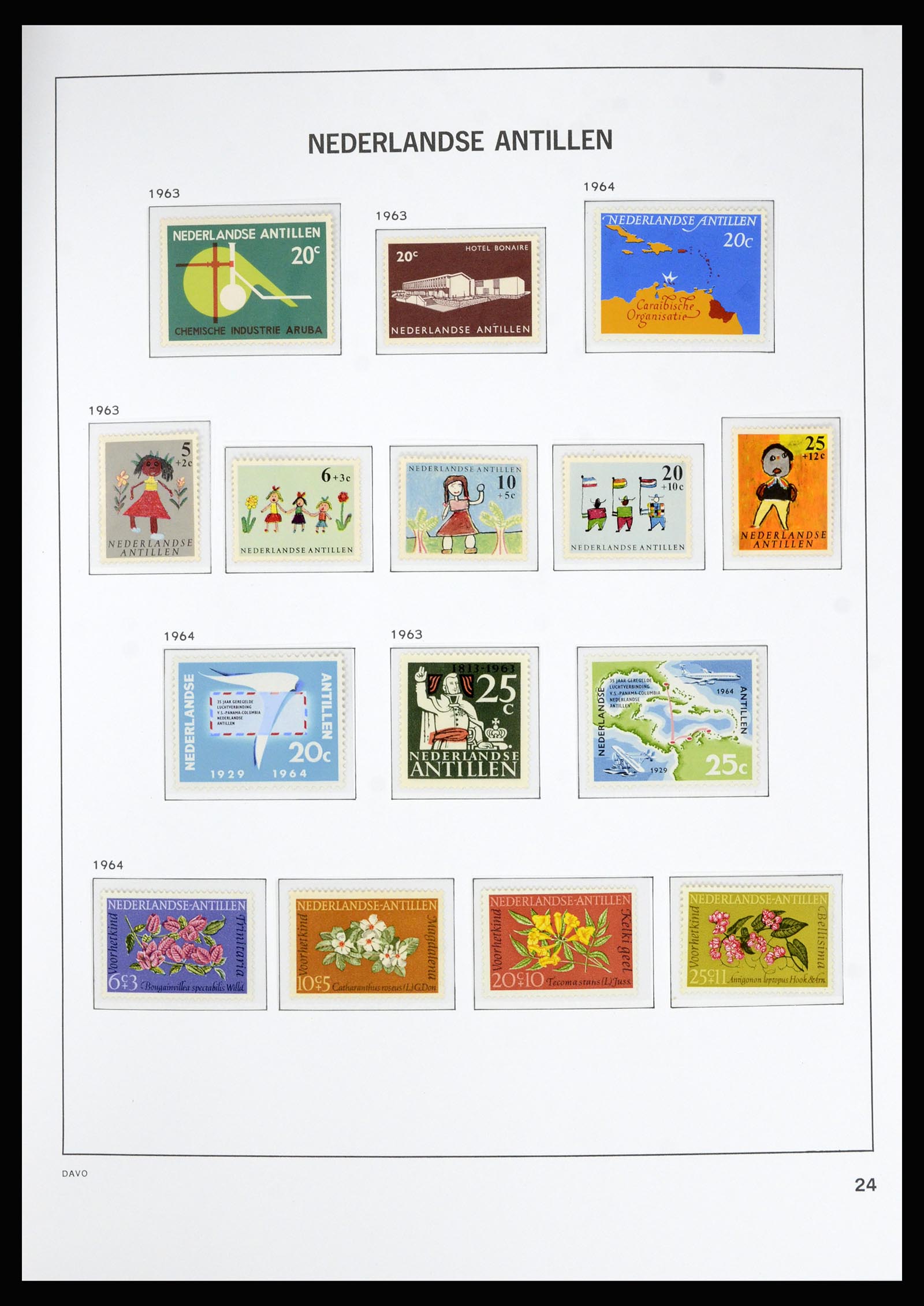 36815 035 - Stamp collection 36815 Curaçao and Netherlands Antilles 1873-2010.