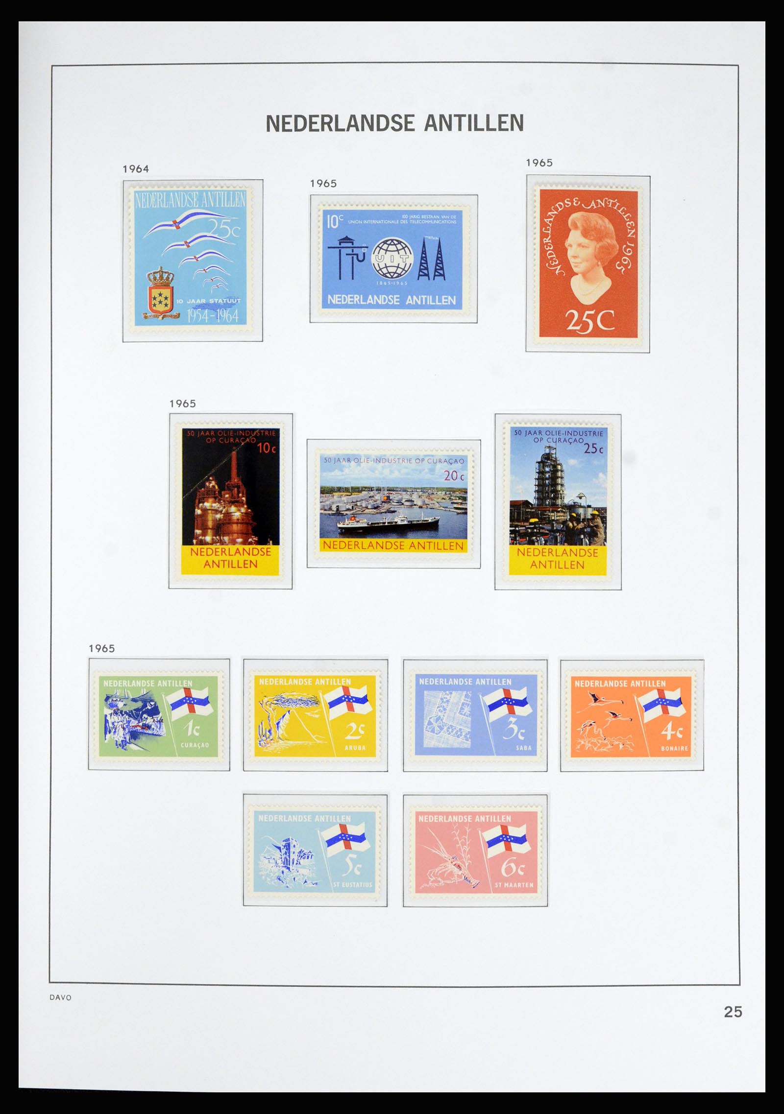 36815 036 - Postzegelverzameling 36815 Curaçao en Nederlandse Antillen 1873-2010.