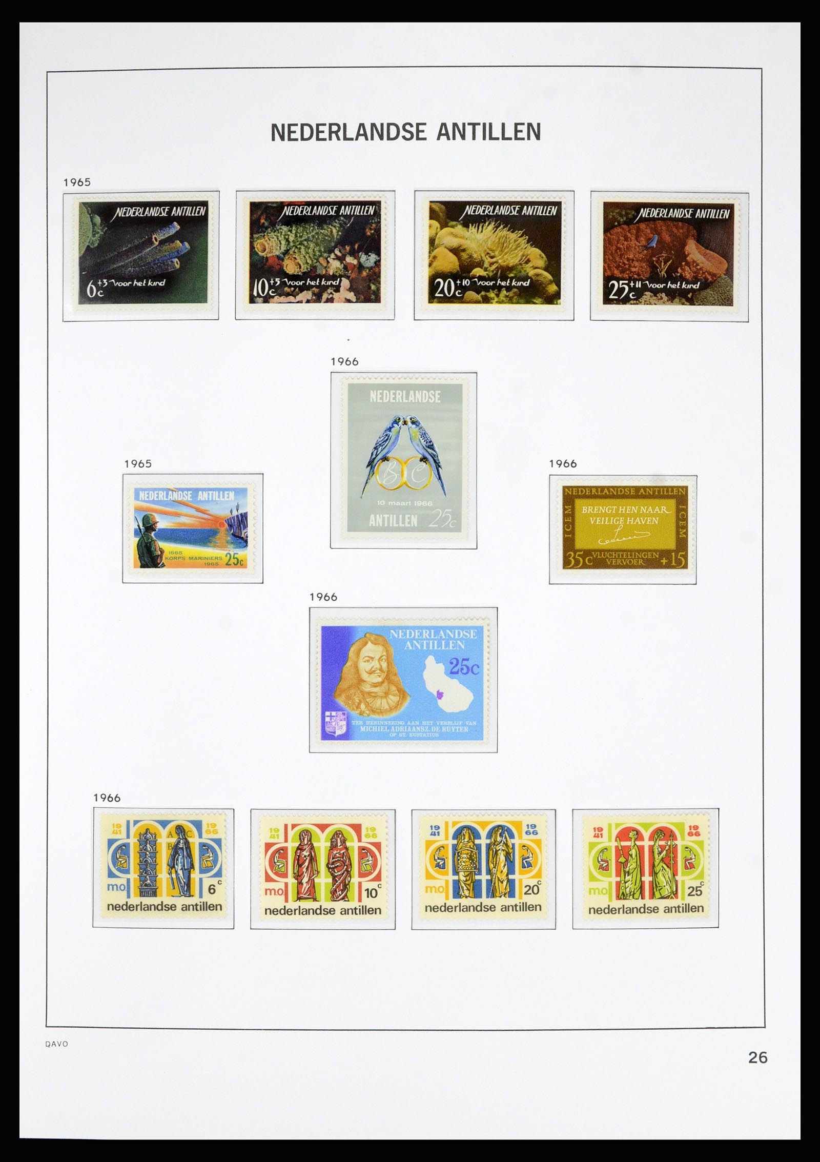36815 037 - Postzegelverzameling 36815 Curaçao en Nederlandse Antillen 1873-2010.