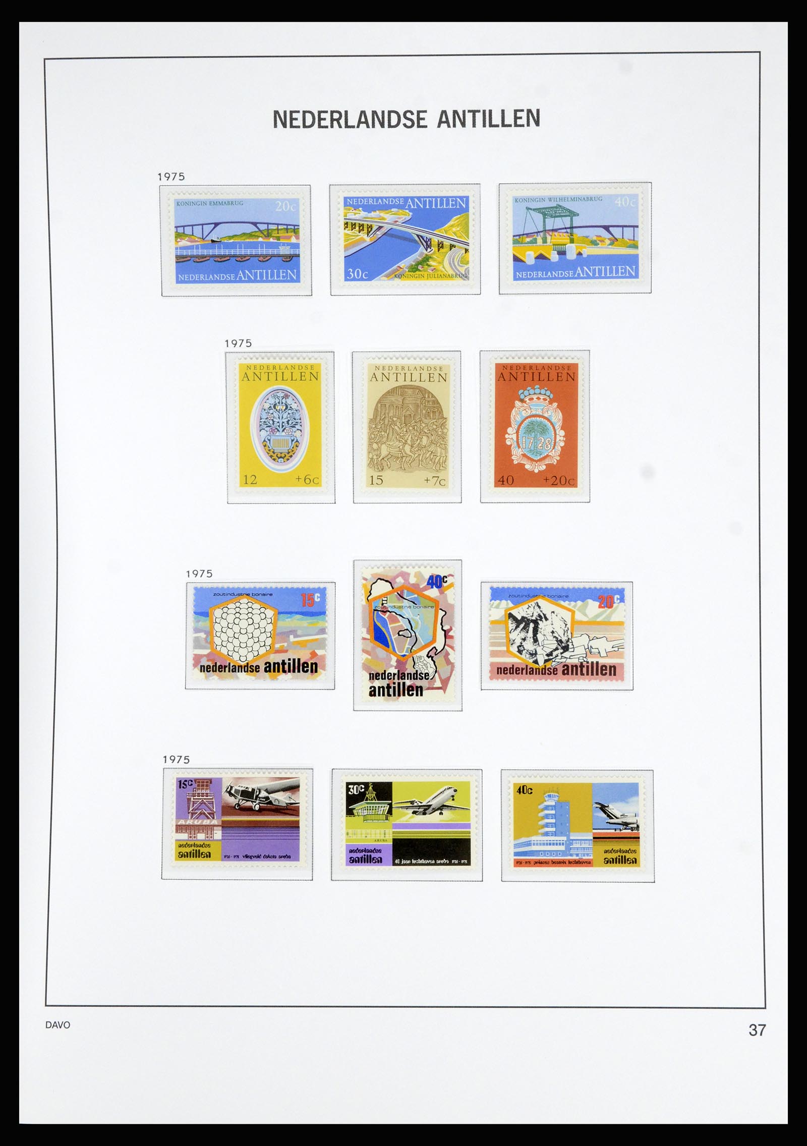 36815 048 - Postzegelverzameling 36815 Curaçao en Nederlandse Antillen 1873-2010.