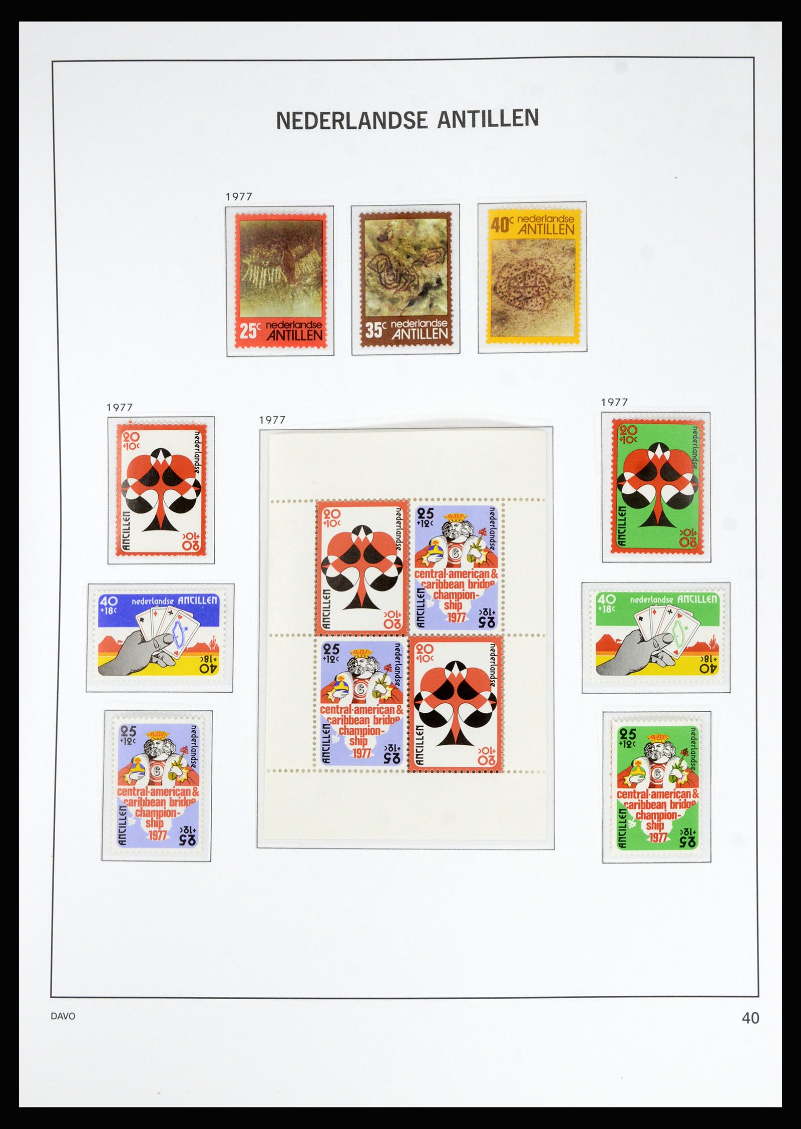 36815 051 - Postzegelverzameling 36815 Curaçao en Nederlandse Antillen 1873-2010.