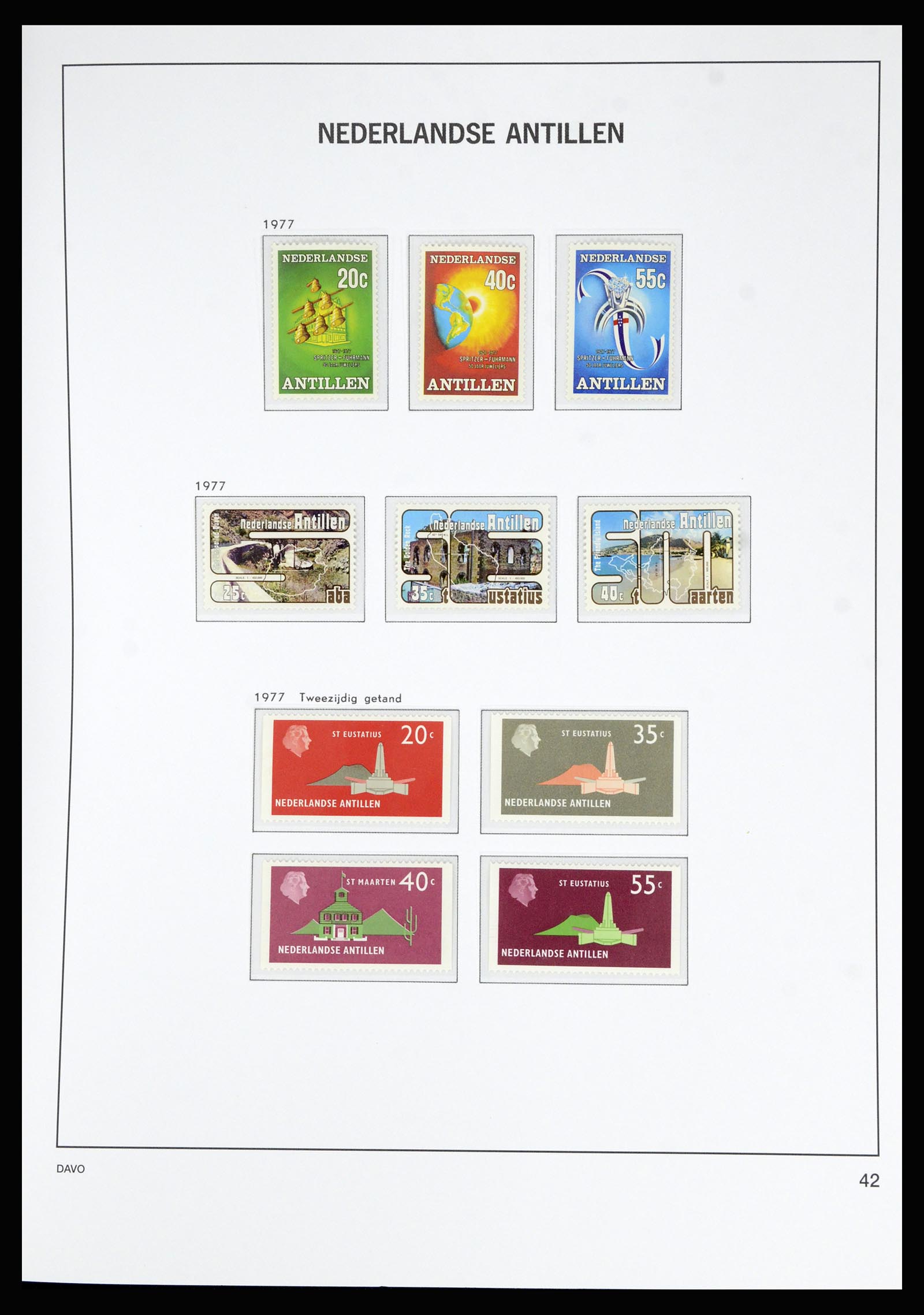 36815 053 - Postzegelverzameling 36815 Curaçao en Nederlandse Antillen 1873-2010.