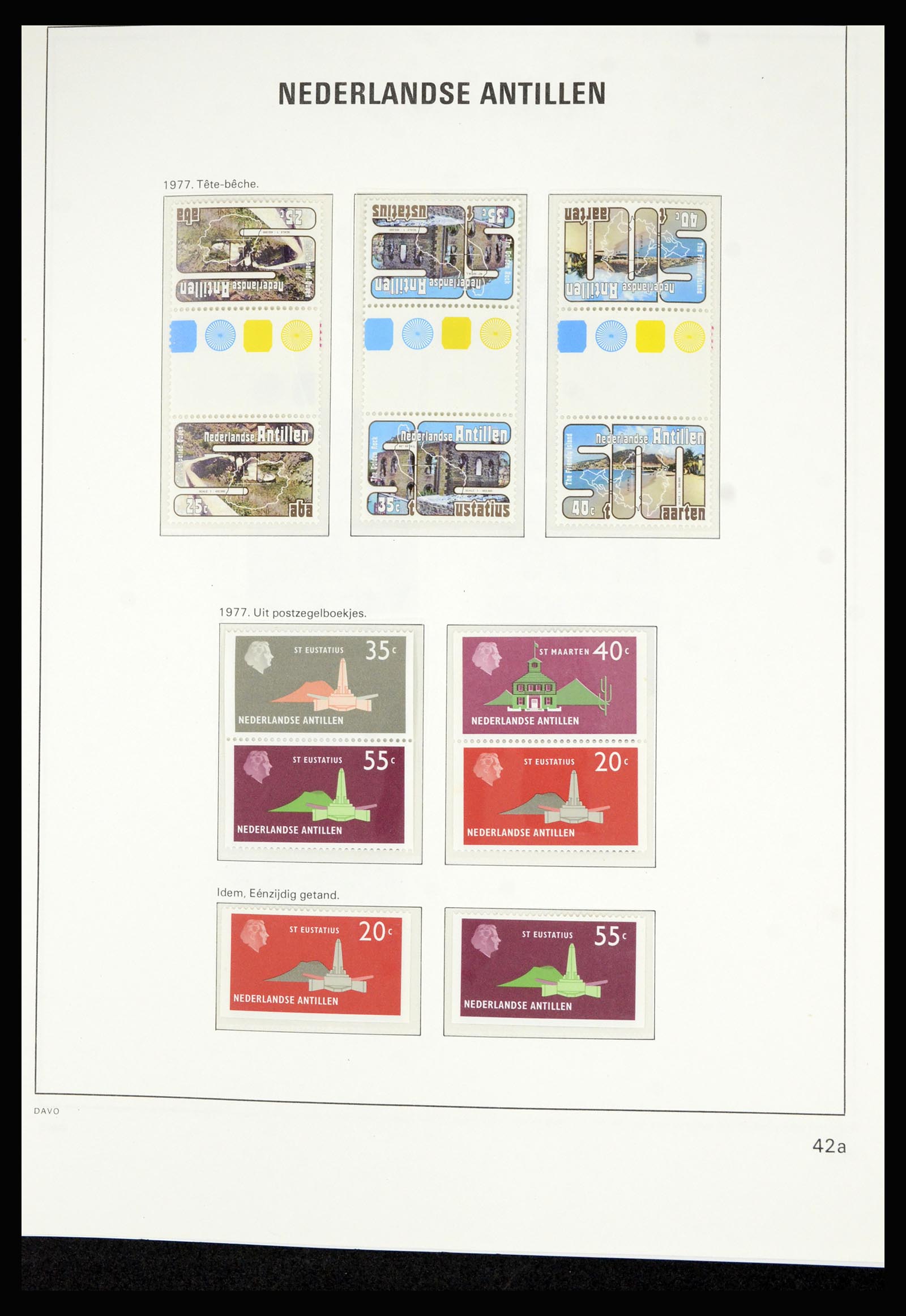 36815 054 - Postzegelverzameling 36815 Curaçao en Nederlandse Antillen 1873-2010.