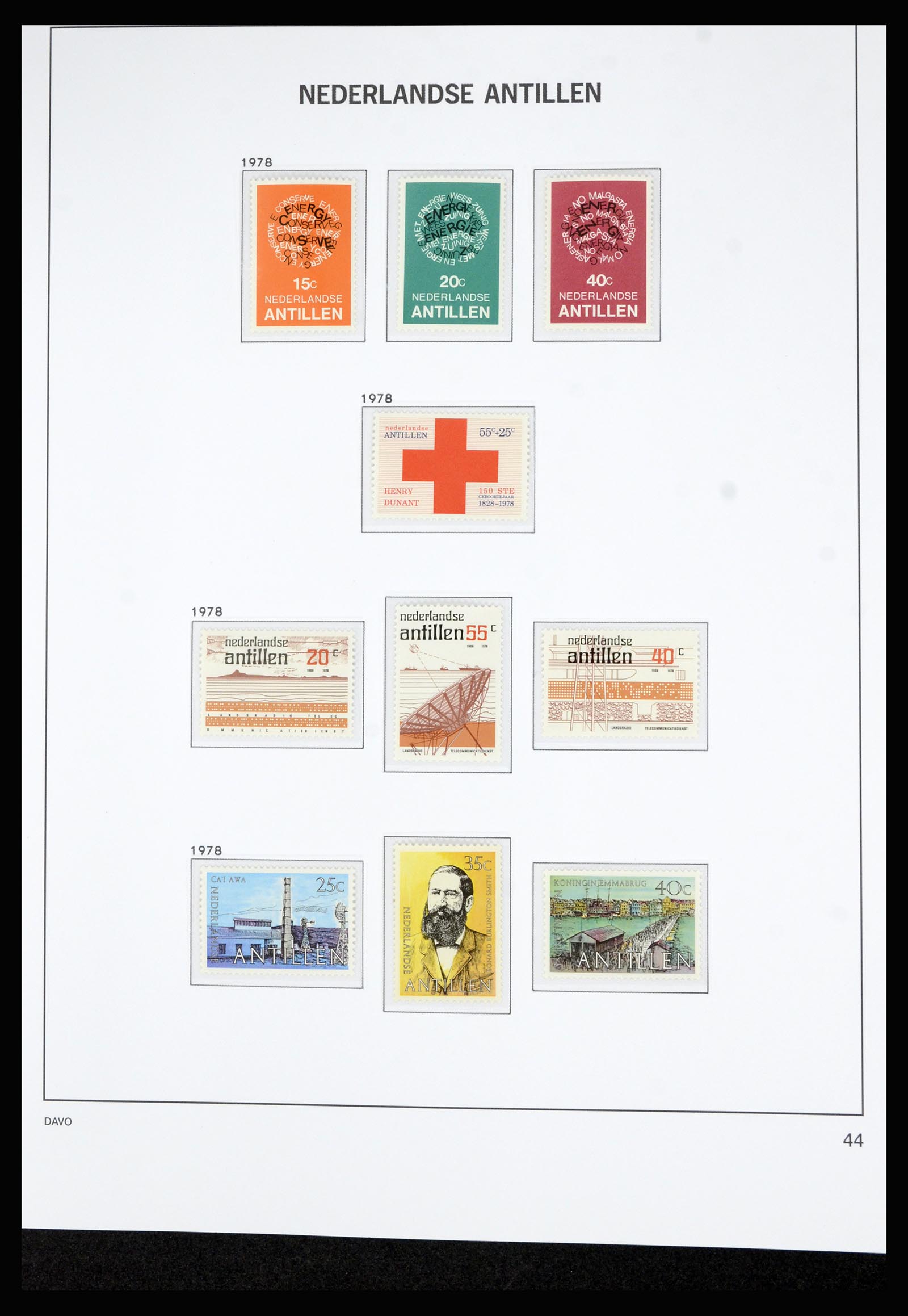 36815 057 - Postzegelverzameling 36815 Curaçao en Nederlandse Antillen 1873-2010.