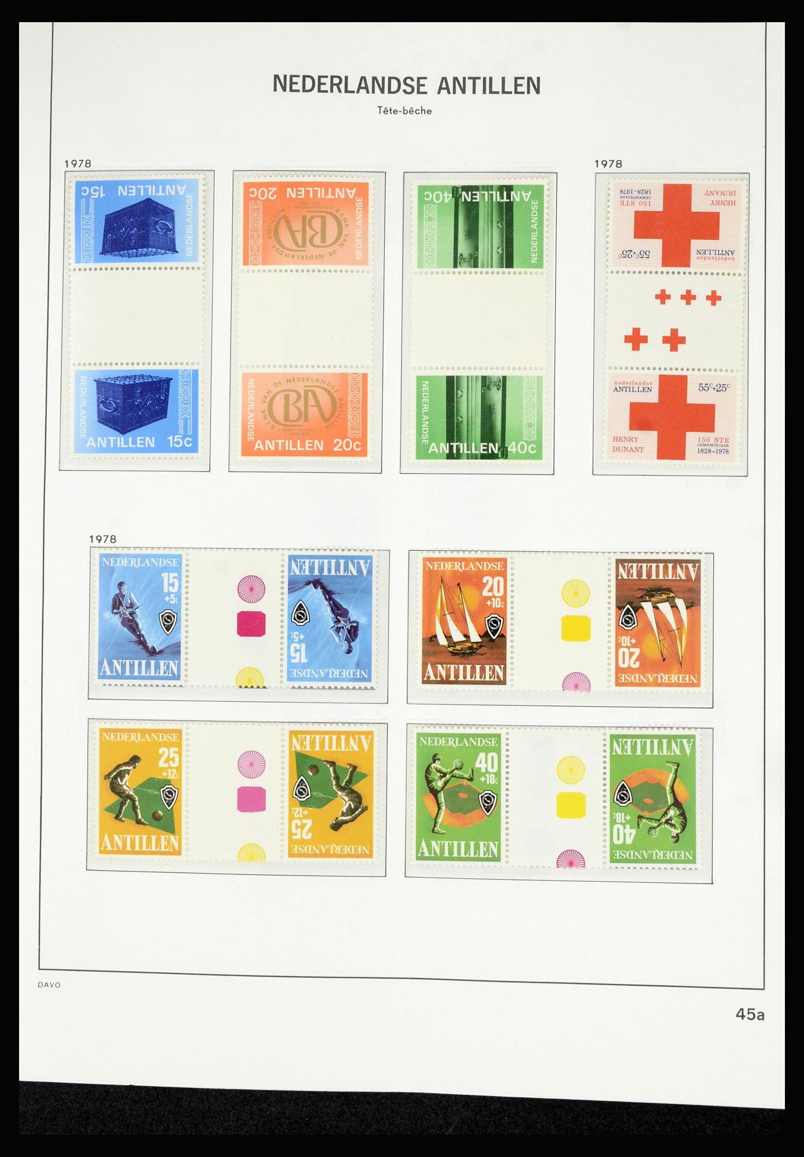 36815 059 - Stamp collection 36815 Curaçao and Netherlands Antilles 1873-2010.