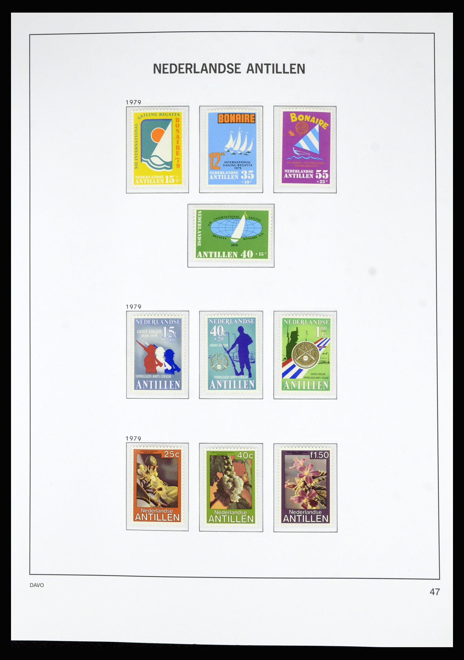 36815 070 - Postzegelverzameling 36815 Curaçao en Nederlandse Antillen 1873-2010.