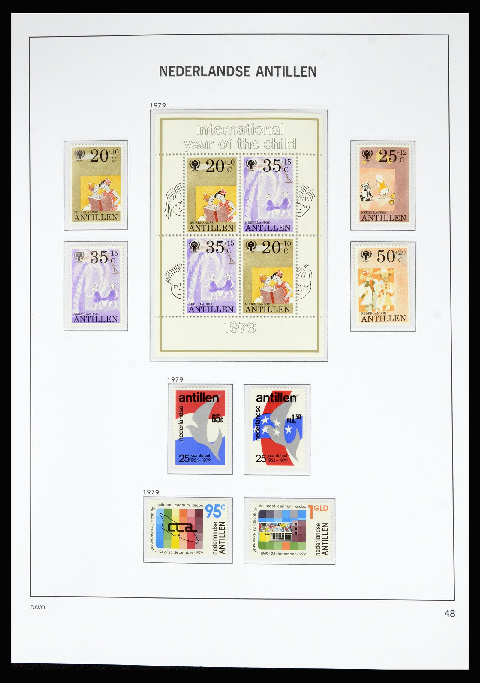 36815 071 - Postzegelverzameling 36815 Curaçao en Nederlandse Antillen 1873-2010.