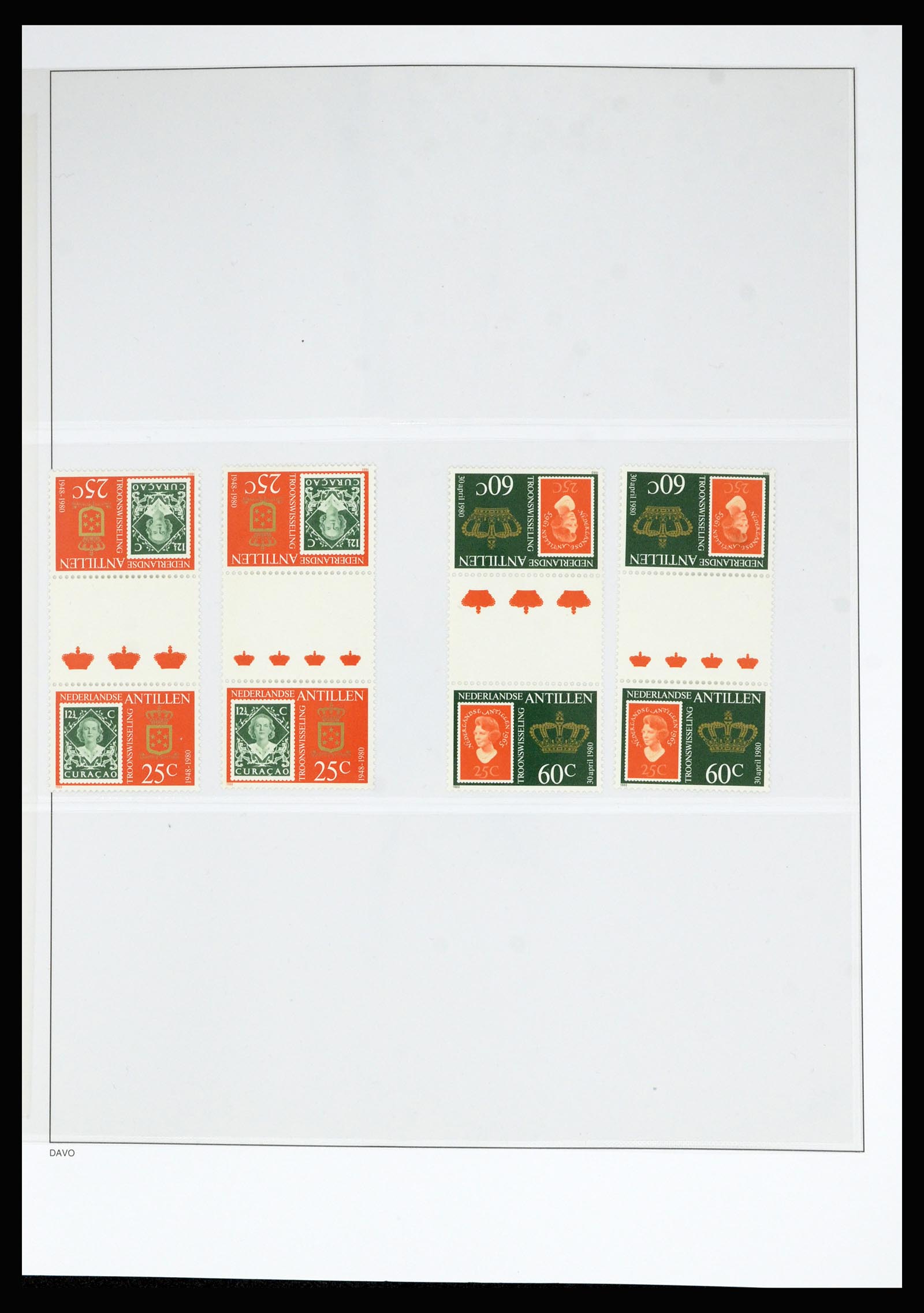 36815 073 - Postzegelverzameling 36815 Curaçao en Nederlandse Antillen 1873-2010.