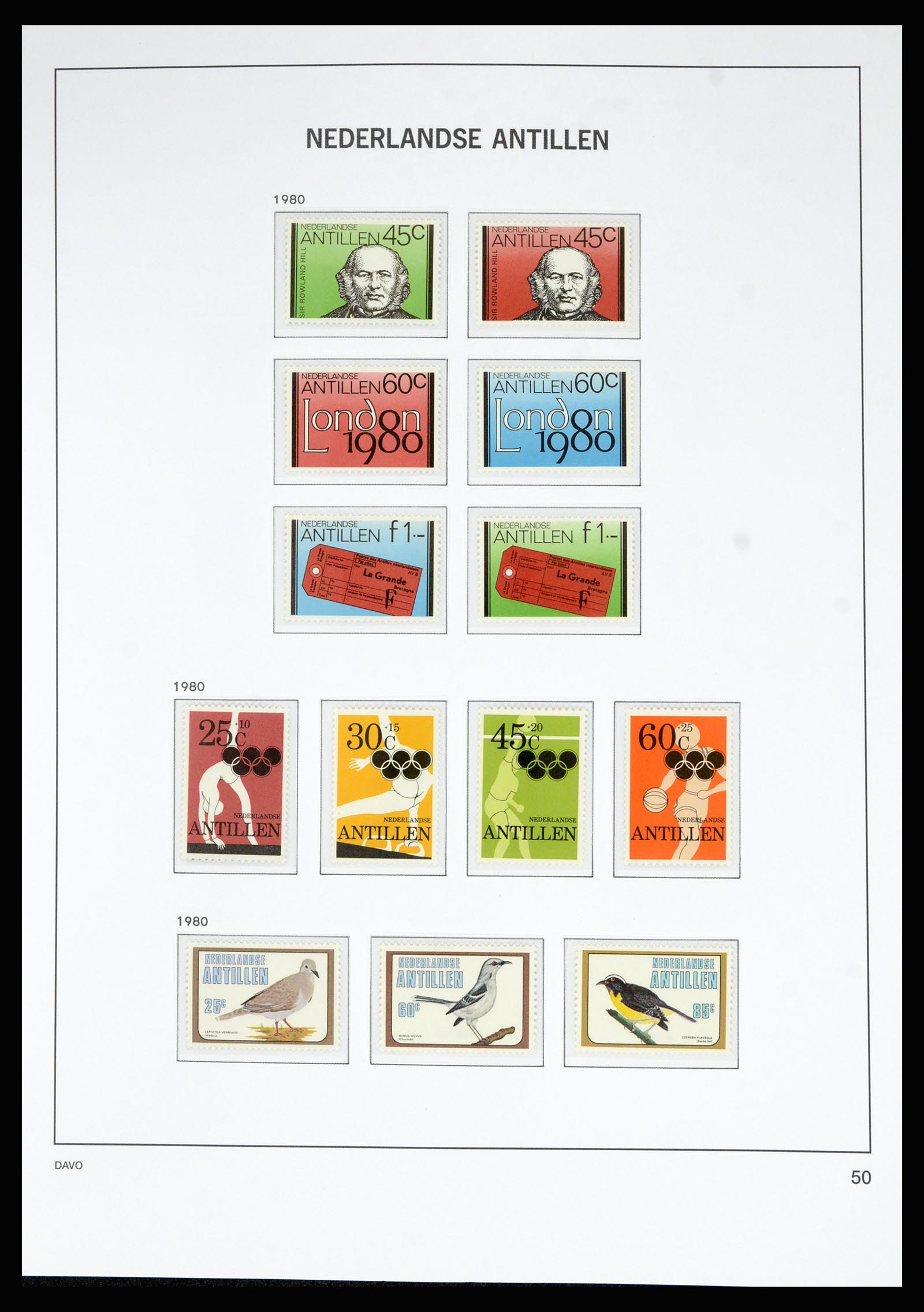 36815 075 - Postzegelverzameling 36815 Curaçao en Nederlandse Antillen 1873-2010.