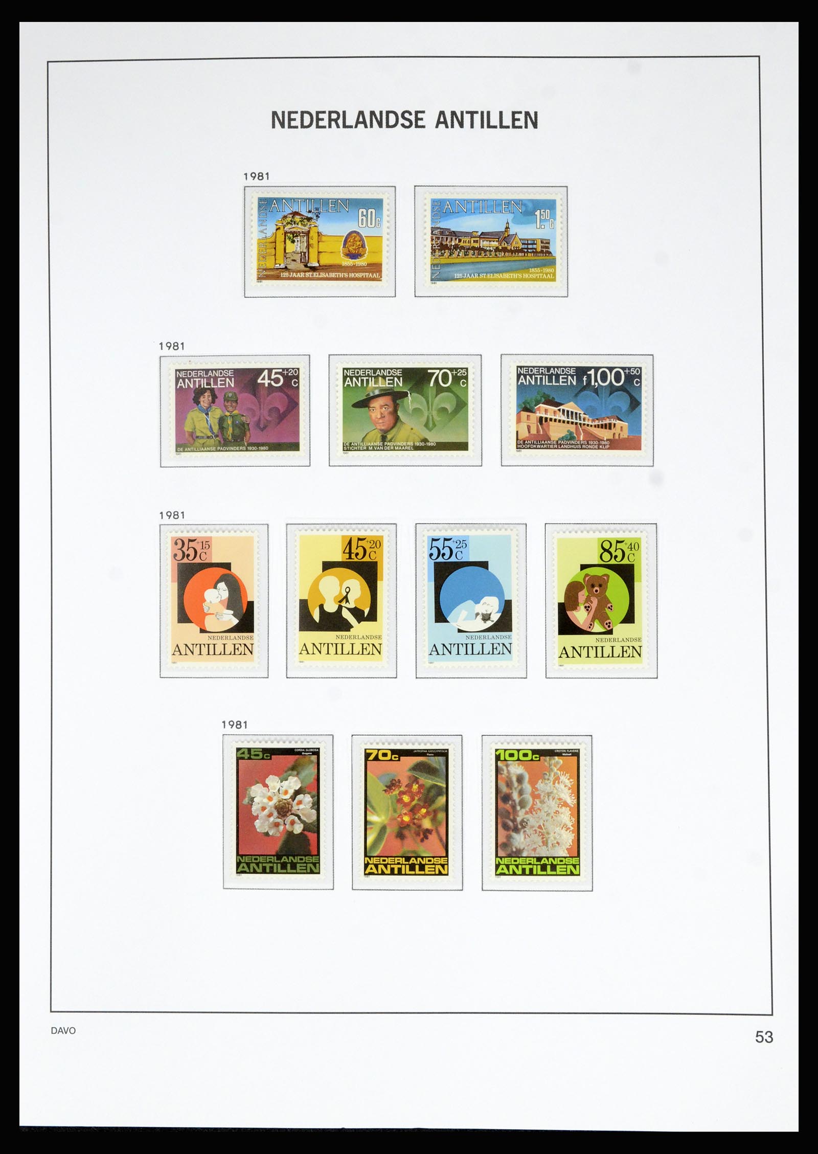 36815 078 - Postzegelverzameling 36815 Curaçao en Nederlandse Antillen 1873-2010.