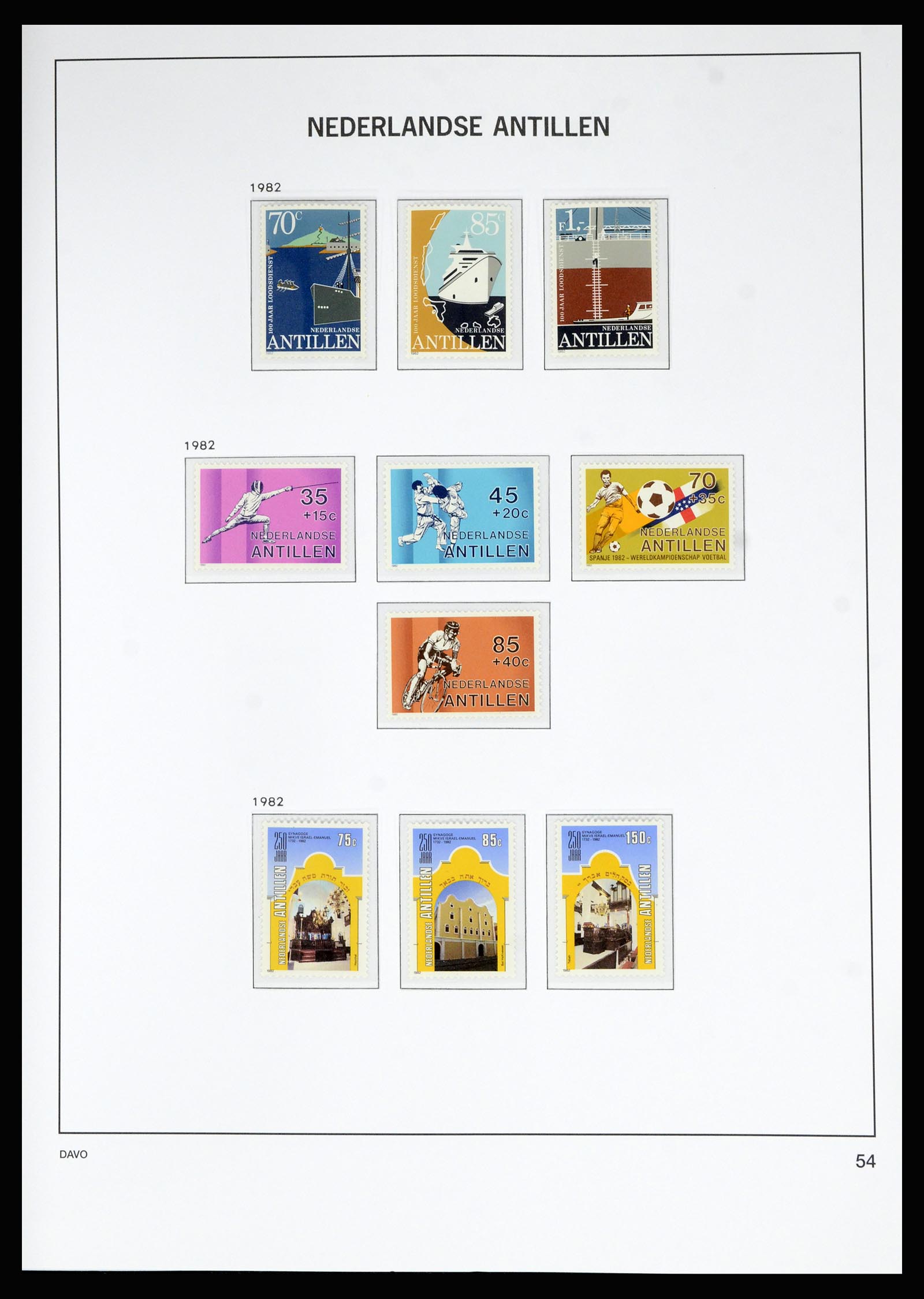 36815 079 - Stamp collection 36815 Curaçao and Netherlands Antilles 1873-2010.