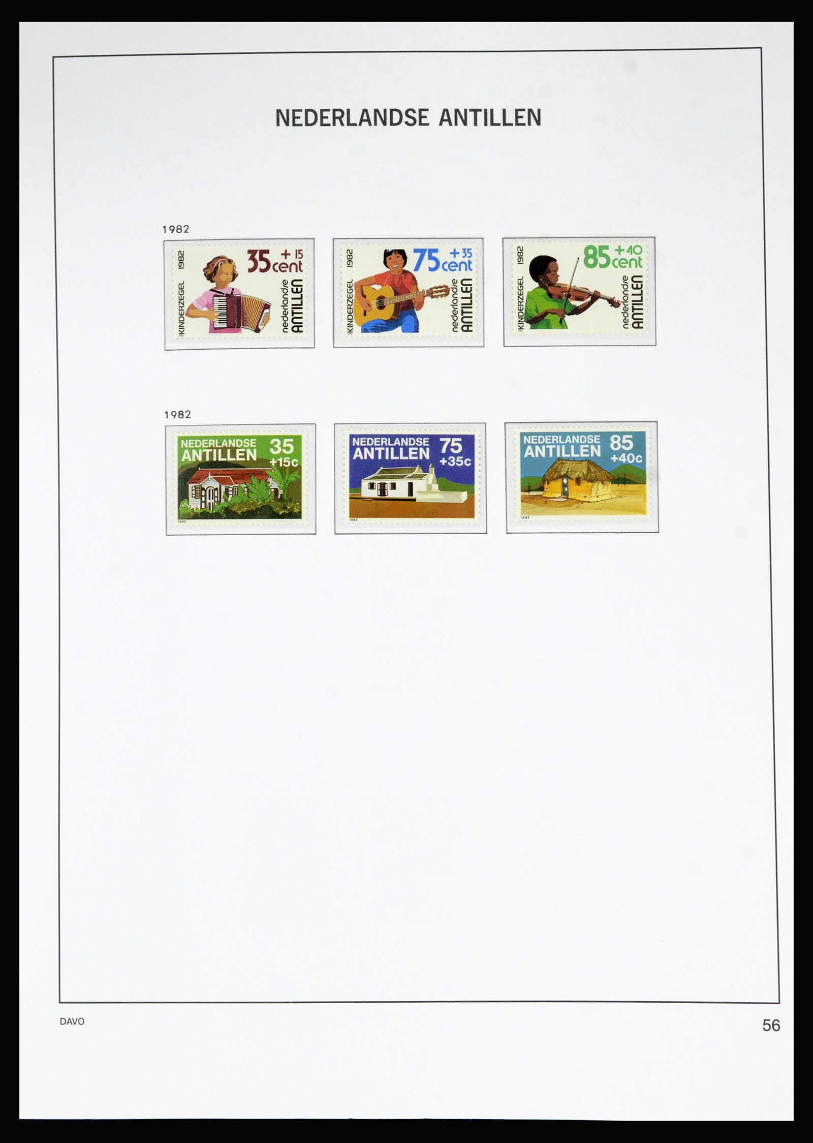36815 081 - Postzegelverzameling 36815 Curaçao en Nederlandse Antillen 1873-2010.