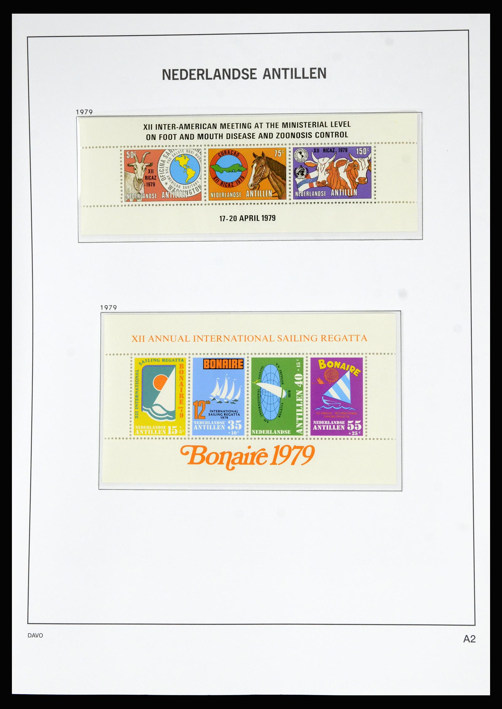 36815 086 - Postzegelverzameling 36815 Curaçao en Nederlandse Antillen 1873-2010.