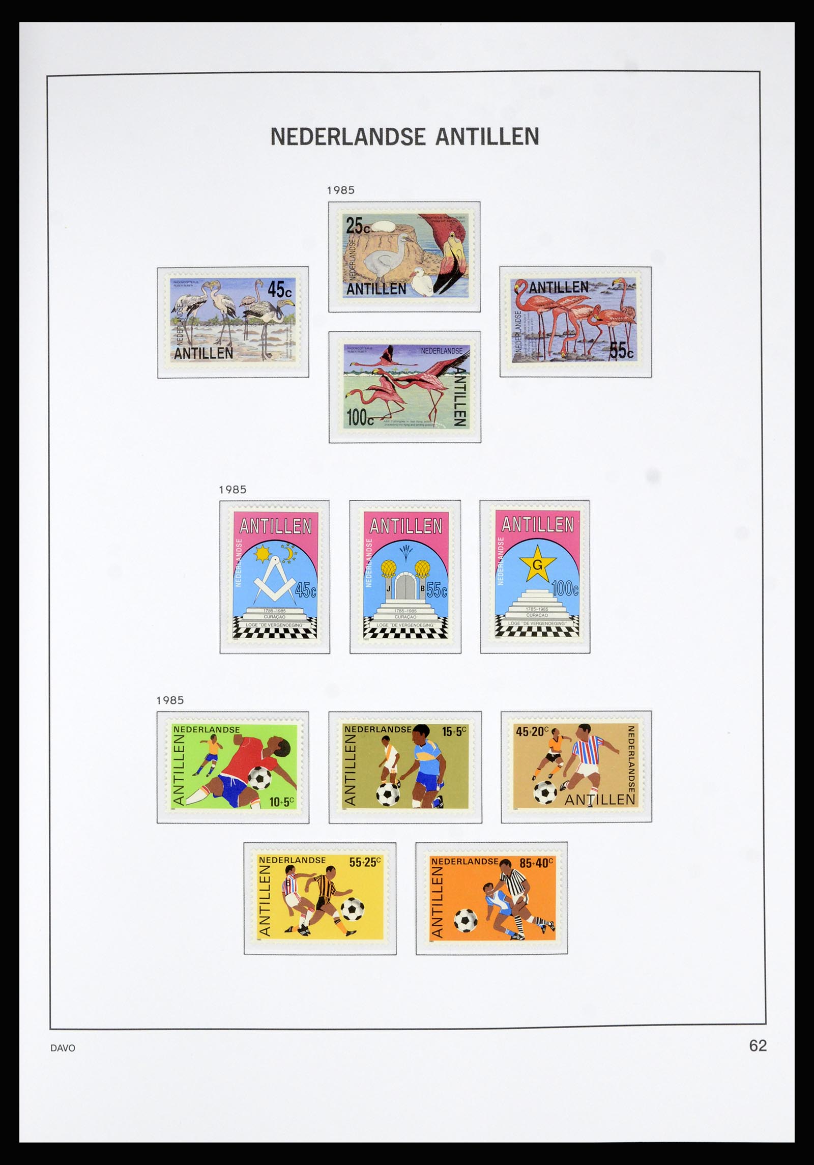 36815 097 - Postzegelverzameling 36815 Curaçao en Nederlandse Antillen 1873-2010.