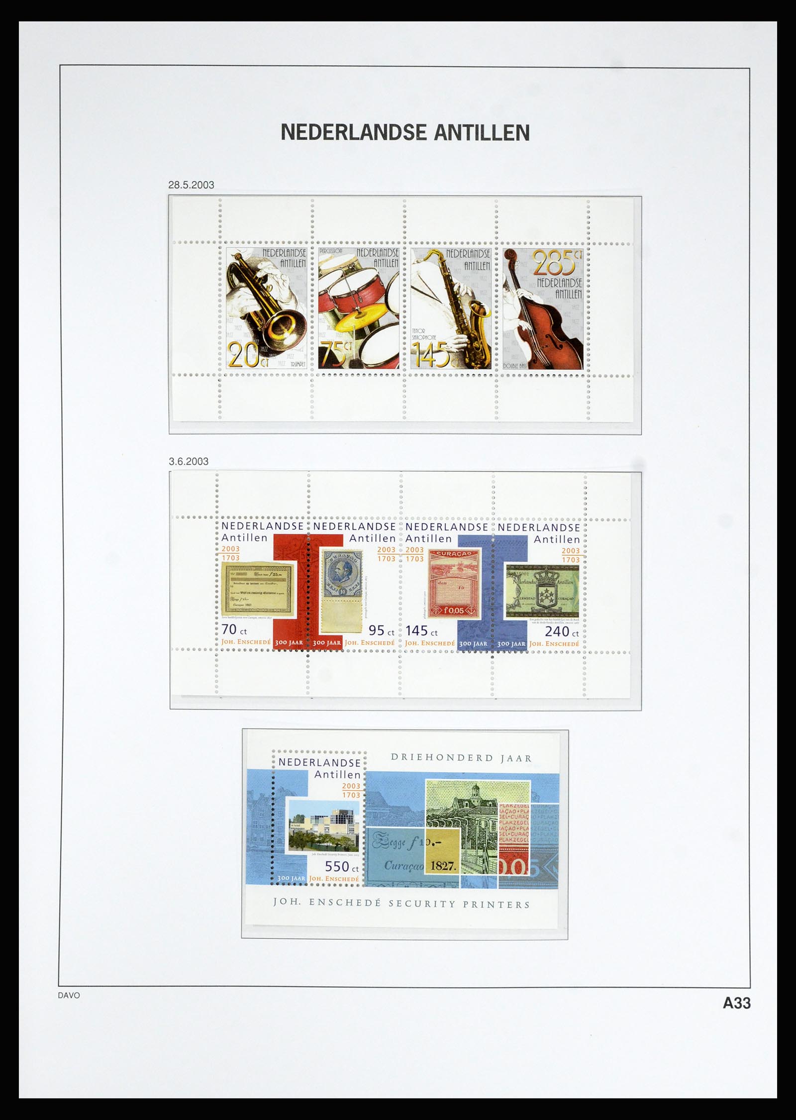 36815 189 - Stamp collection 36815 Curaçao and Netherlands Antilles 1873-2010.