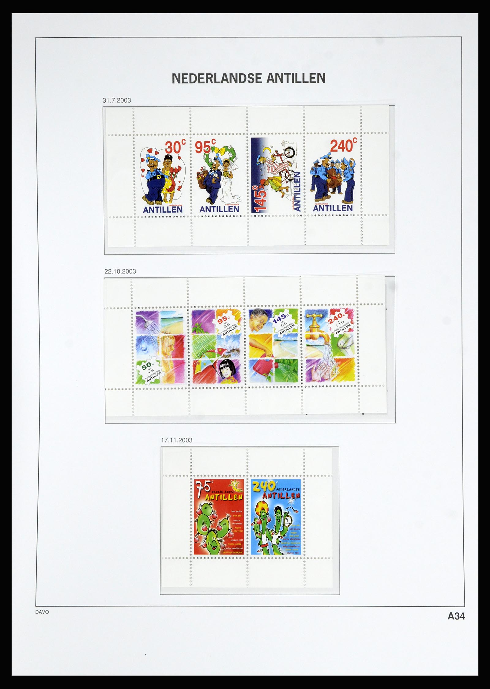 36815 190 - Postzegelverzameling 36815 Curaçao en Nederlandse Antillen 1873-2010.