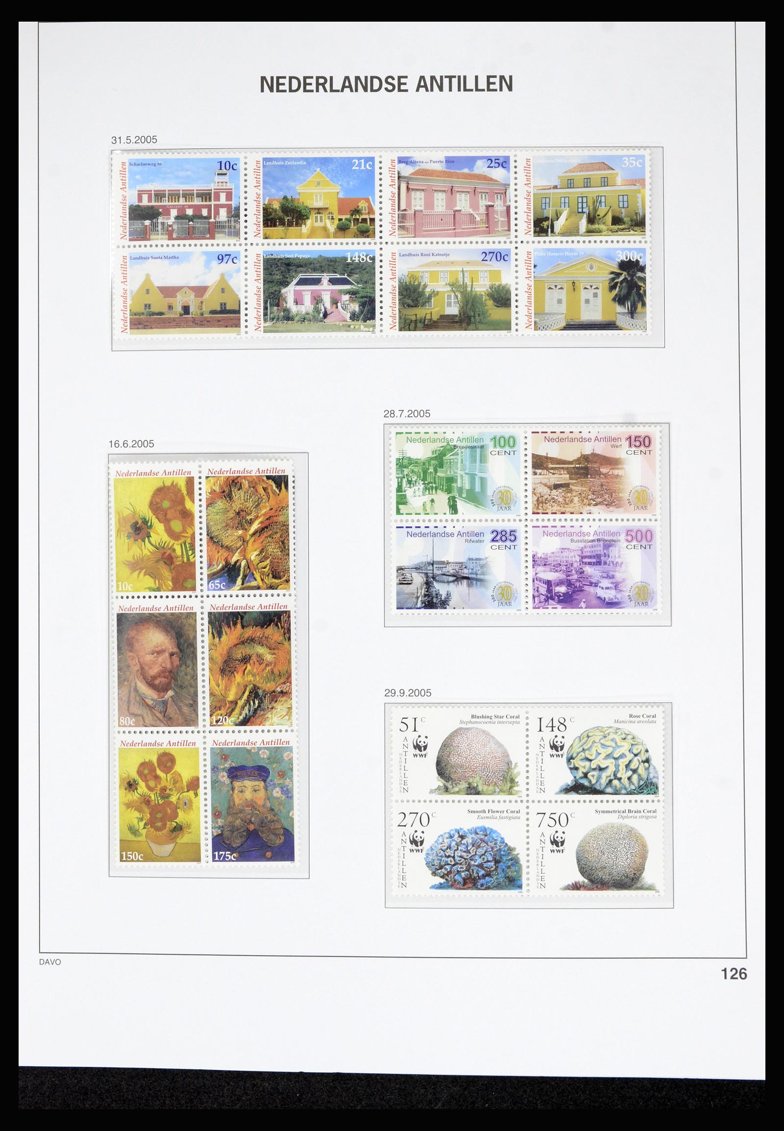 36815 194 - Postzegelverzameling 36815 Curaçao en Nederlandse Antillen 1873-2010.