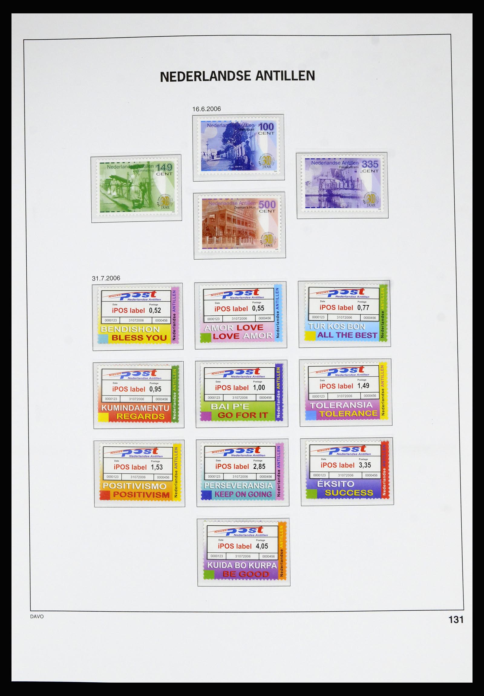 36815 199 - Stamp collection 36815 Curaçao and Netherlands Antilles 1873-2010.