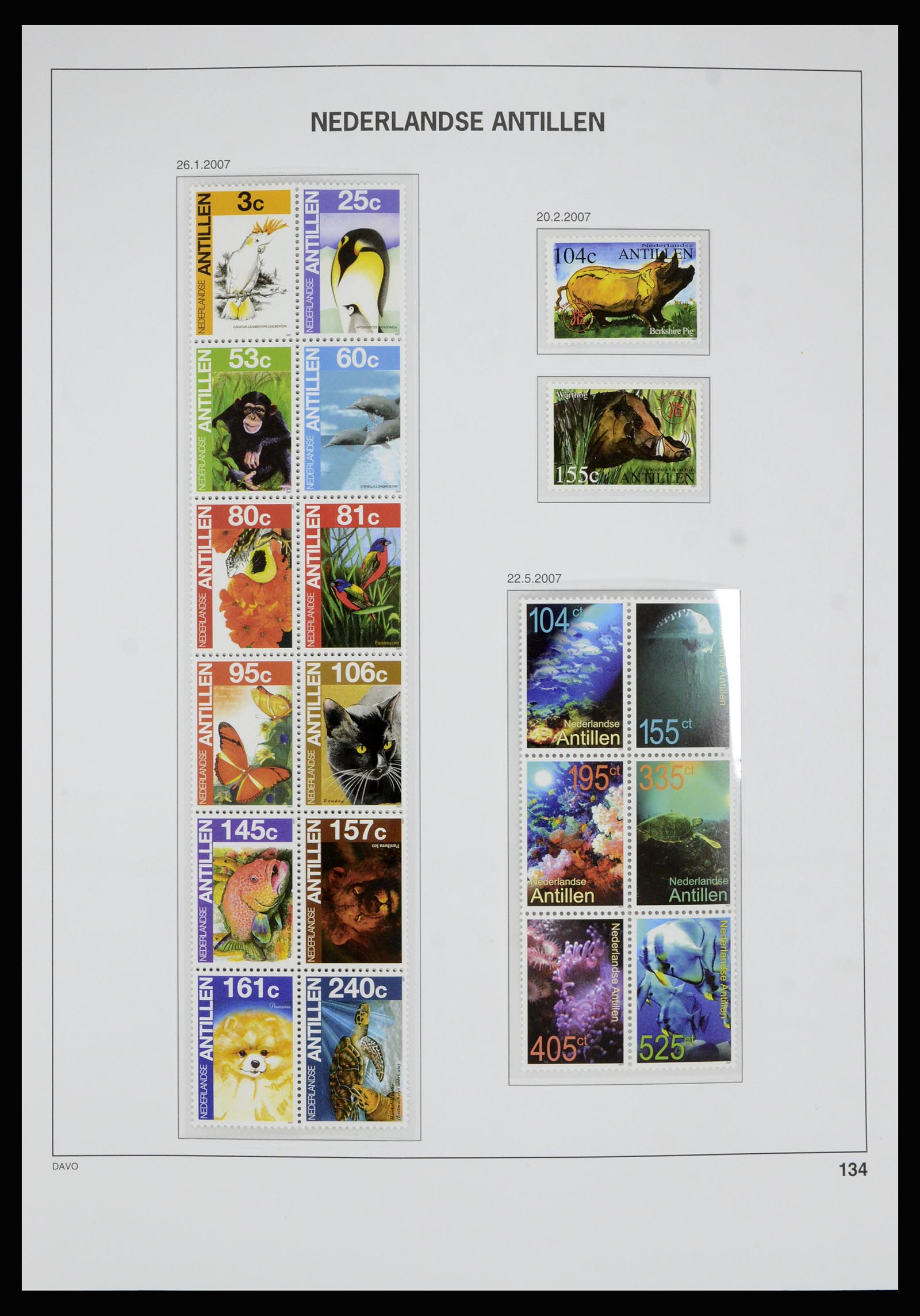 36815 202 - Postzegelverzameling 36815 Curaçao en Nederlandse Antillen 1873-2010.