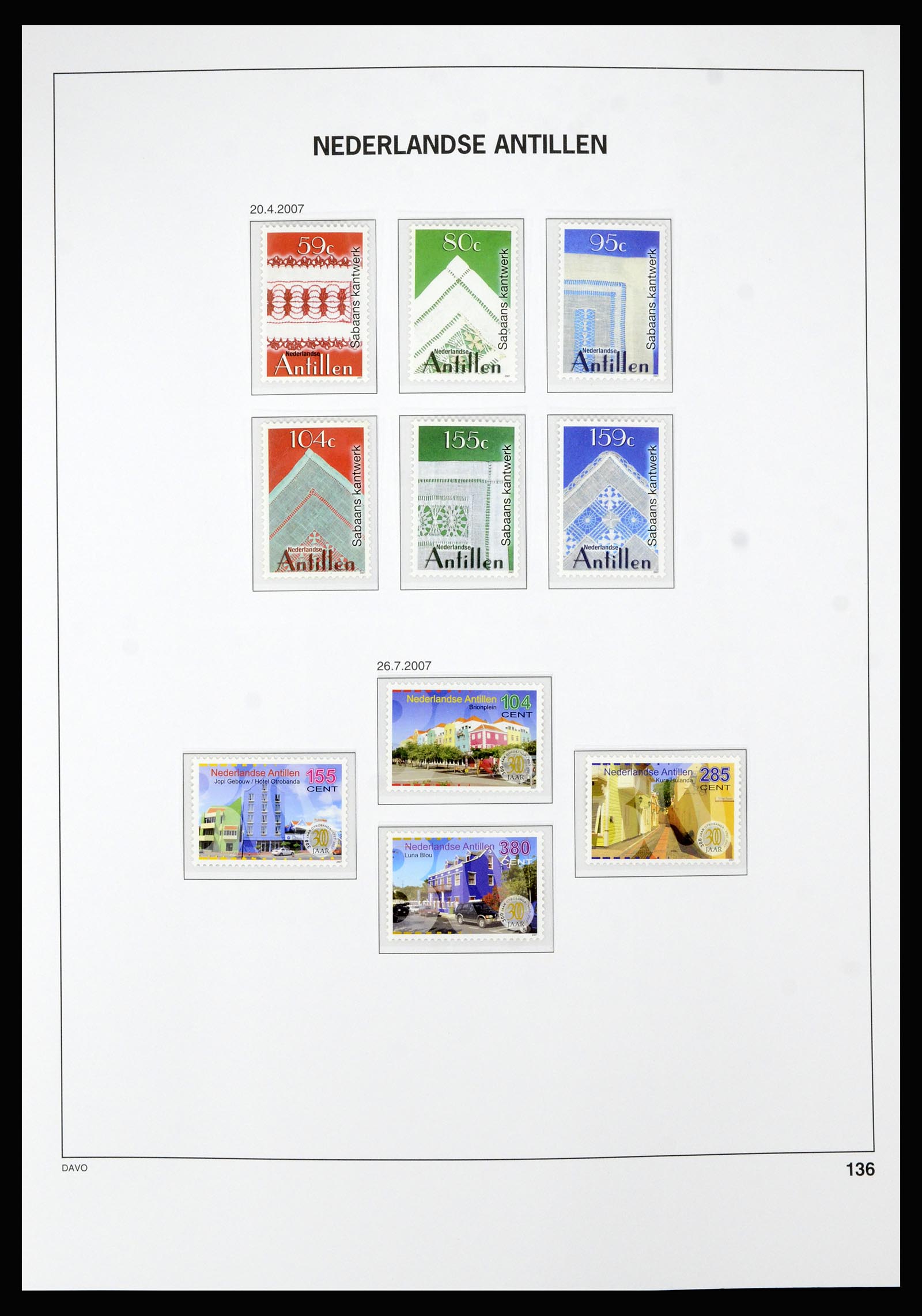 36815 204 - Stamp collection 36815 Curaçao and Netherlands Antilles 1873-2010.