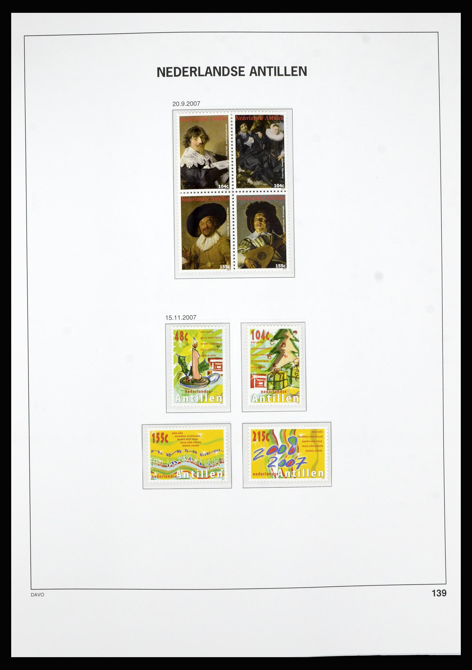 36815 207 - Stamp collection 36815 Curaçao and Netherlands Antilles 1873-2010.