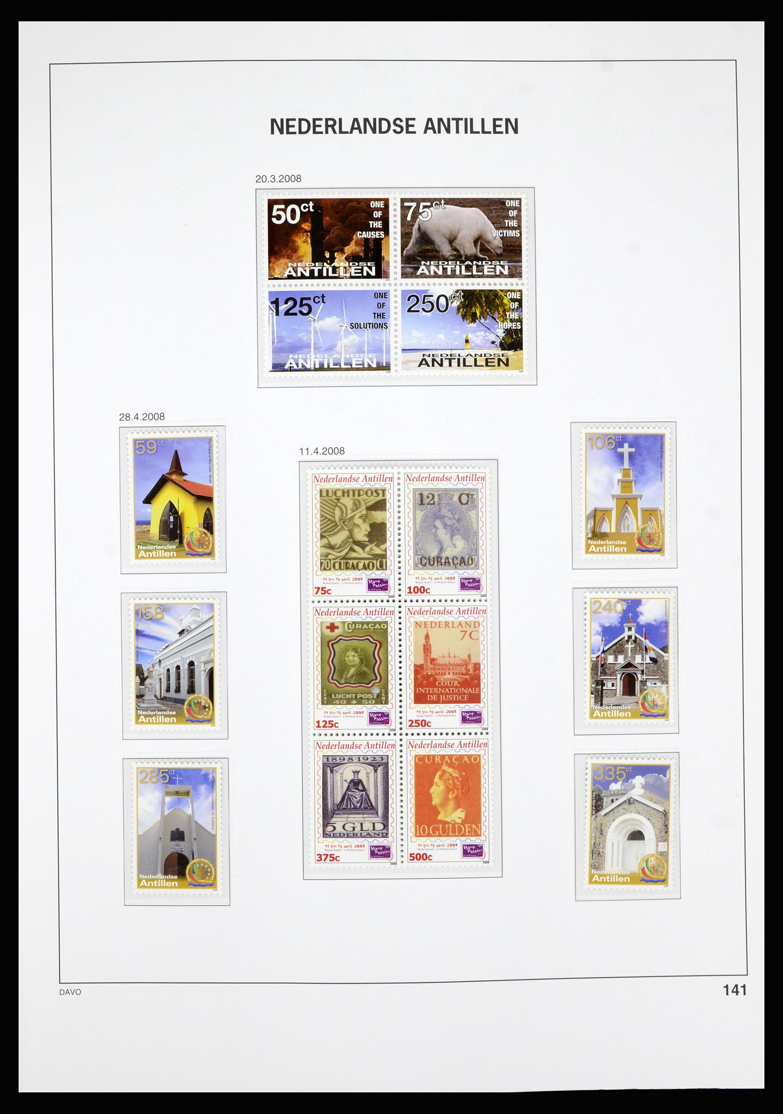 36815 209 - Stamp collection 36815 Curaçao and Netherlands Antilles 1873-2010.