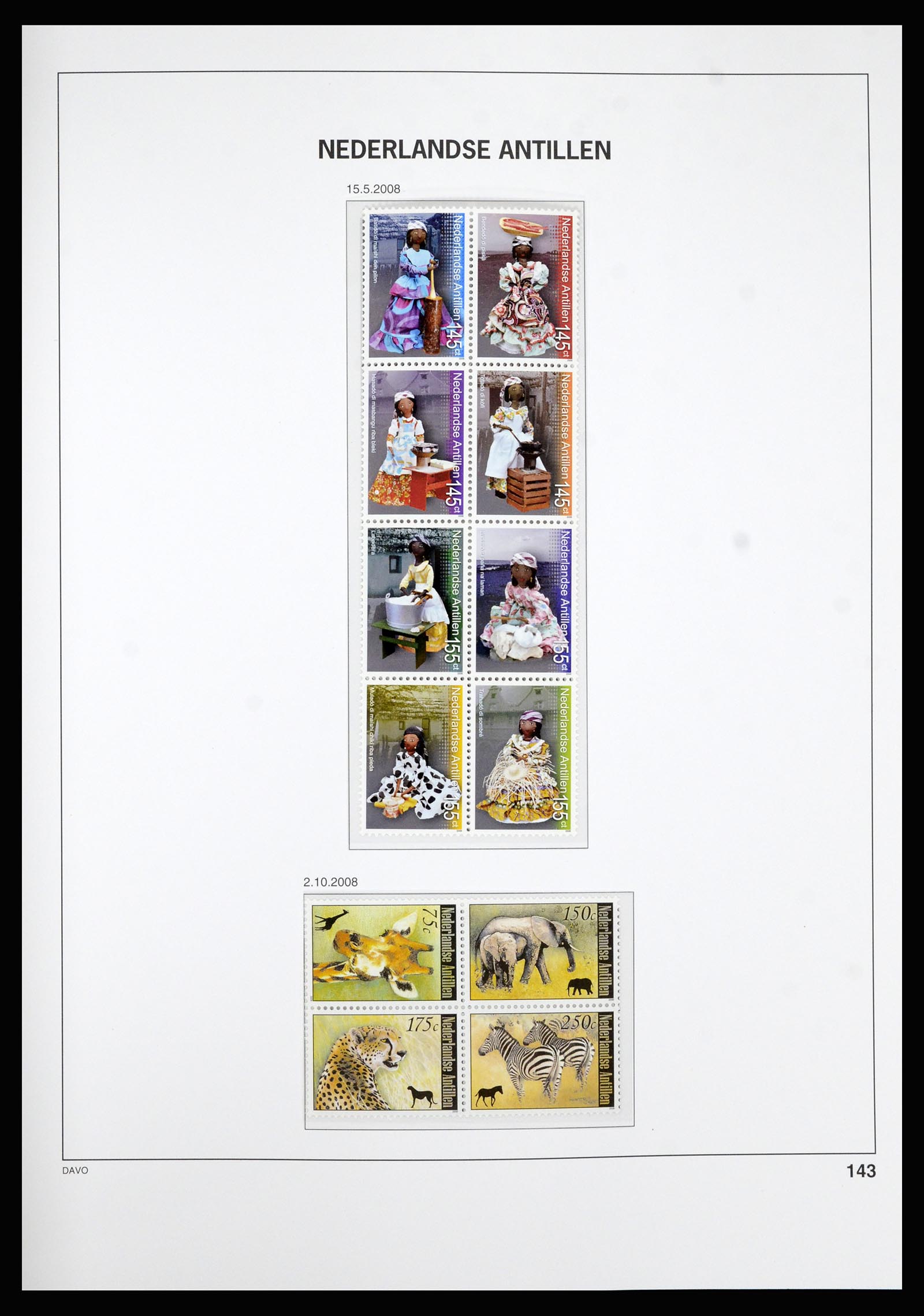 36815 211 - Postzegelverzameling 36815 Curaçao en Nederlandse Antillen 1873-2010.