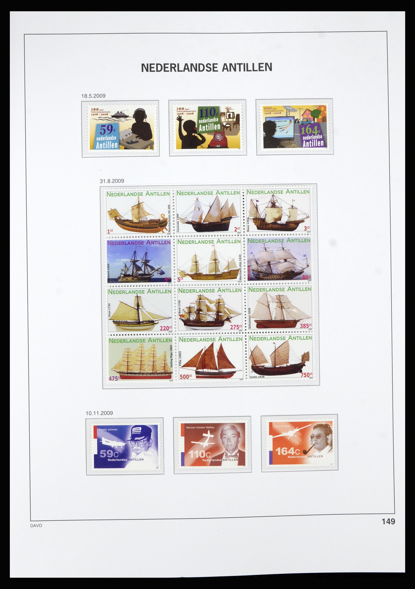 36815 217 - Postzegelverzameling 36815 Curaçao en Nederlandse Antillen 1873-2010.