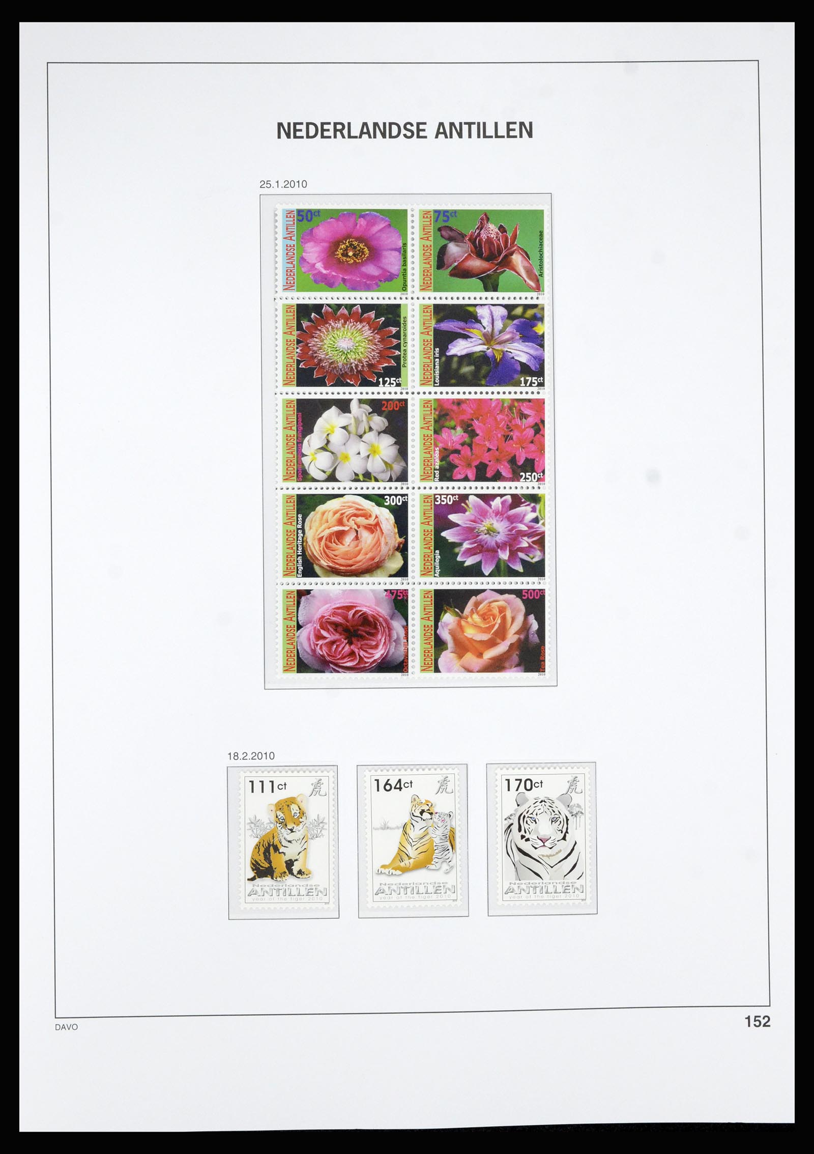 36815 220 - Postzegelverzameling 36815 Curaçao en Nederlandse Antillen 1873-2010.