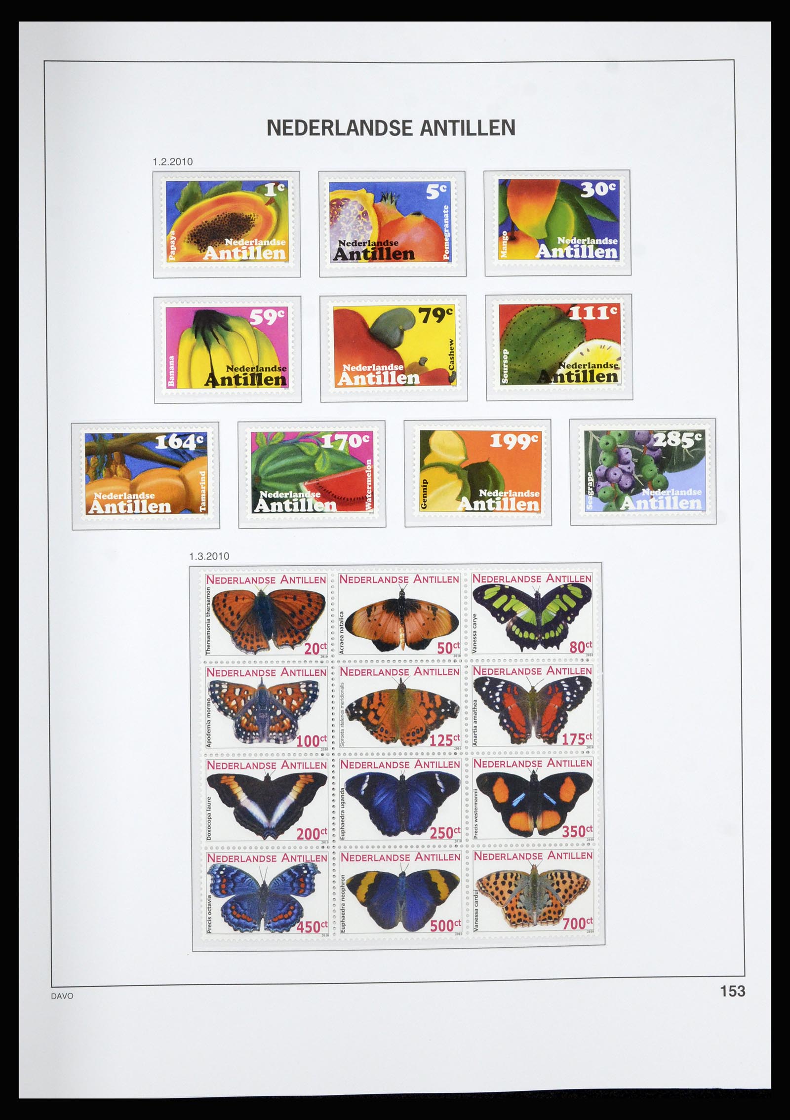 36815 221 - Postzegelverzameling 36815 Curaçao en Nederlandse Antillen 1873-2010.