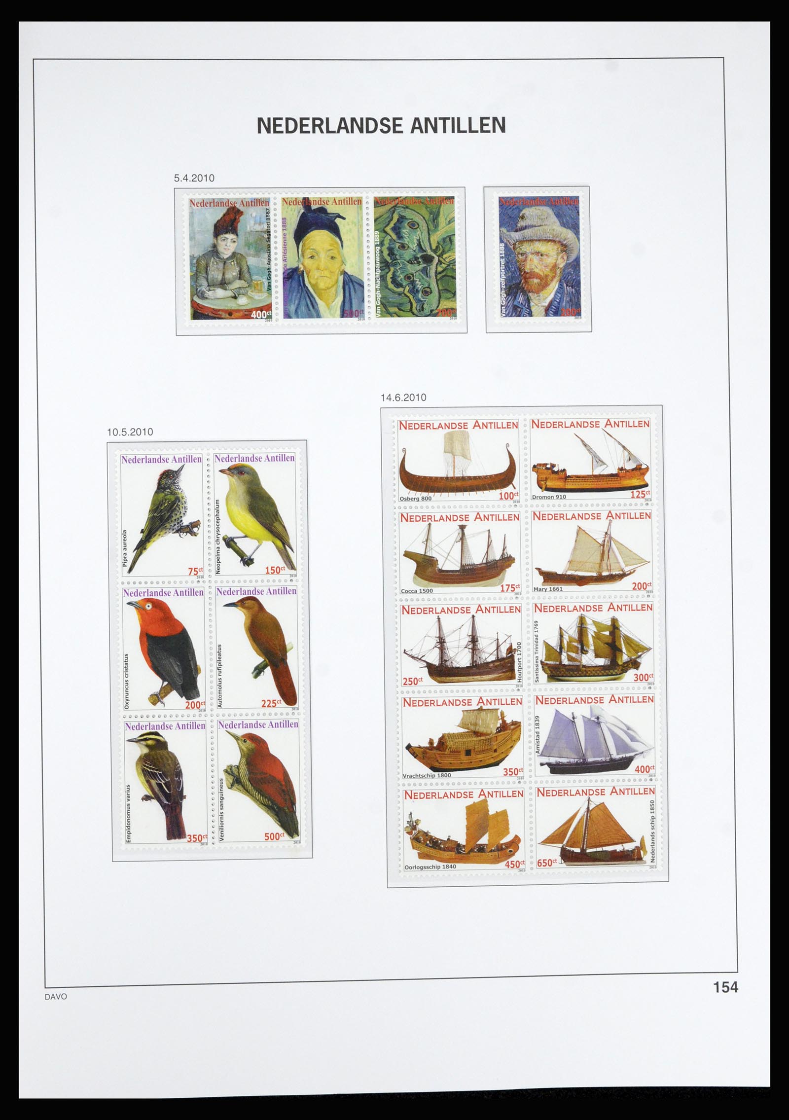 36815 222 - Postzegelverzameling 36815 Curaçao en Nederlandse Antillen 1873-2010.