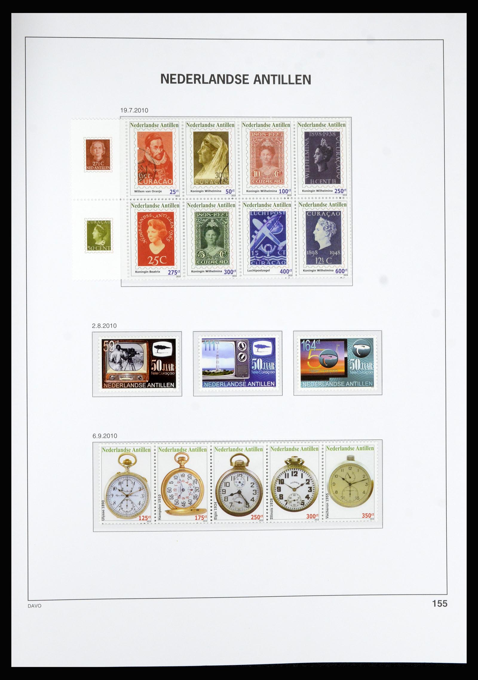 36815 223 - Postzegelverzameling 36815 Curaçao en Nederlandse Antillen 1873-2010.