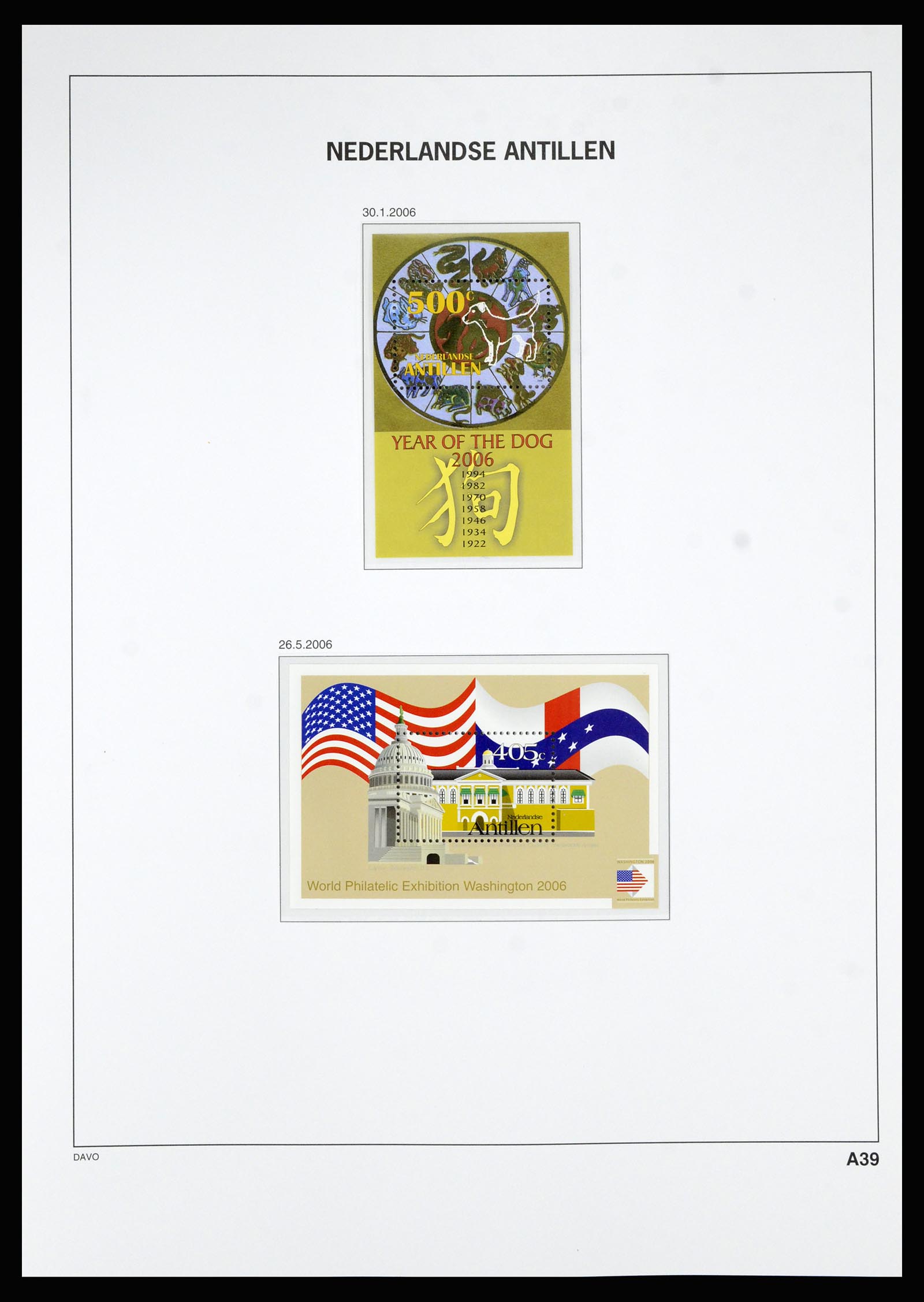 36815 226 - Postzegelverzameling 36815 Curaçao en Nederlandse Antillen 1873-2010.