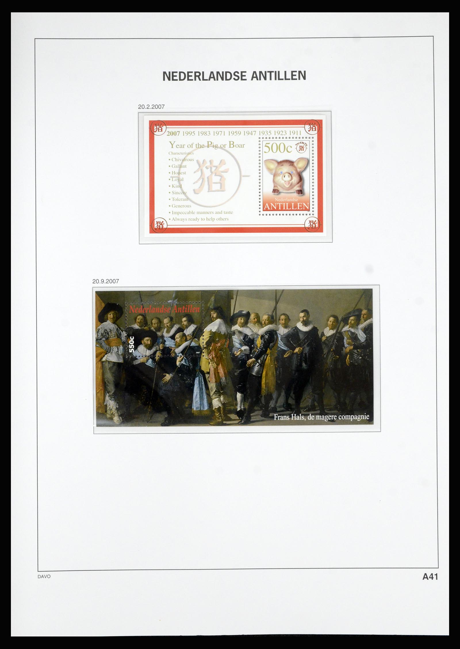 36815 228 - Postzegelverzameling 36815 Curaçao en Nederlandse Antillen 1873-2010.