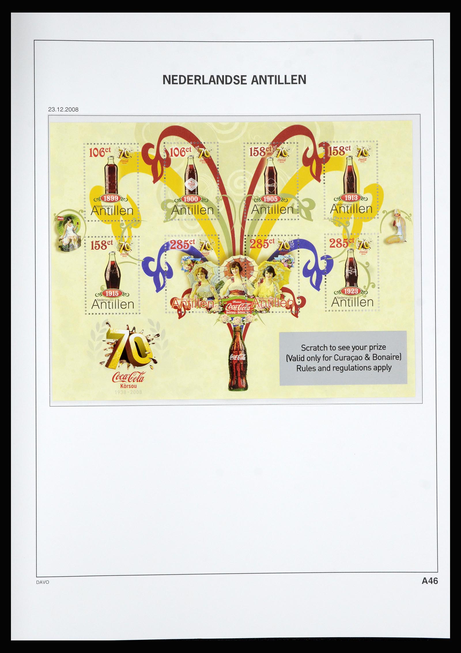 36815 233 - Stamp collection 36815 Curaçao and Netherlands Antilles 1873-2010.