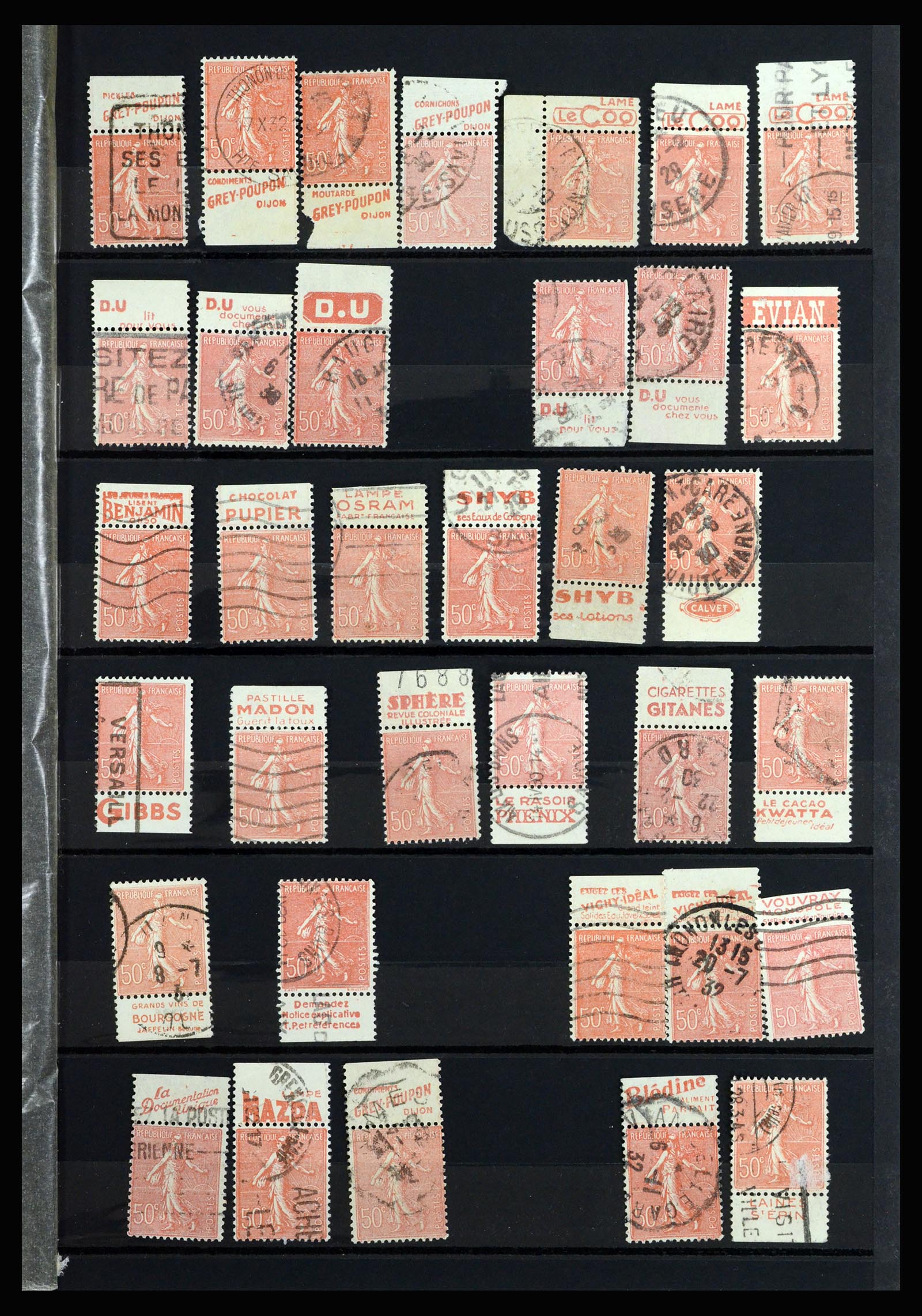 36819 002 - Postzegelverzameling 36819 Frankrijk.