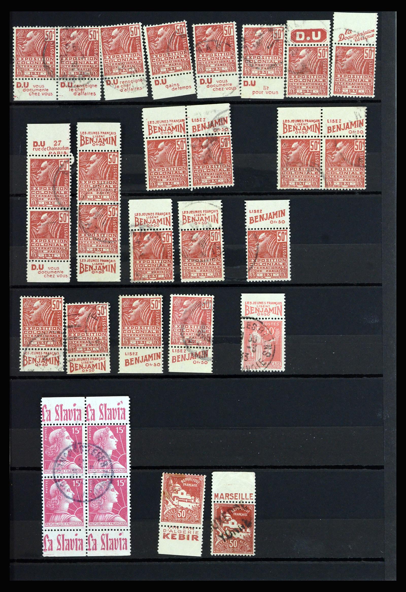 36819 004 - Postzegelverzameling 36819 Frankrijk.
