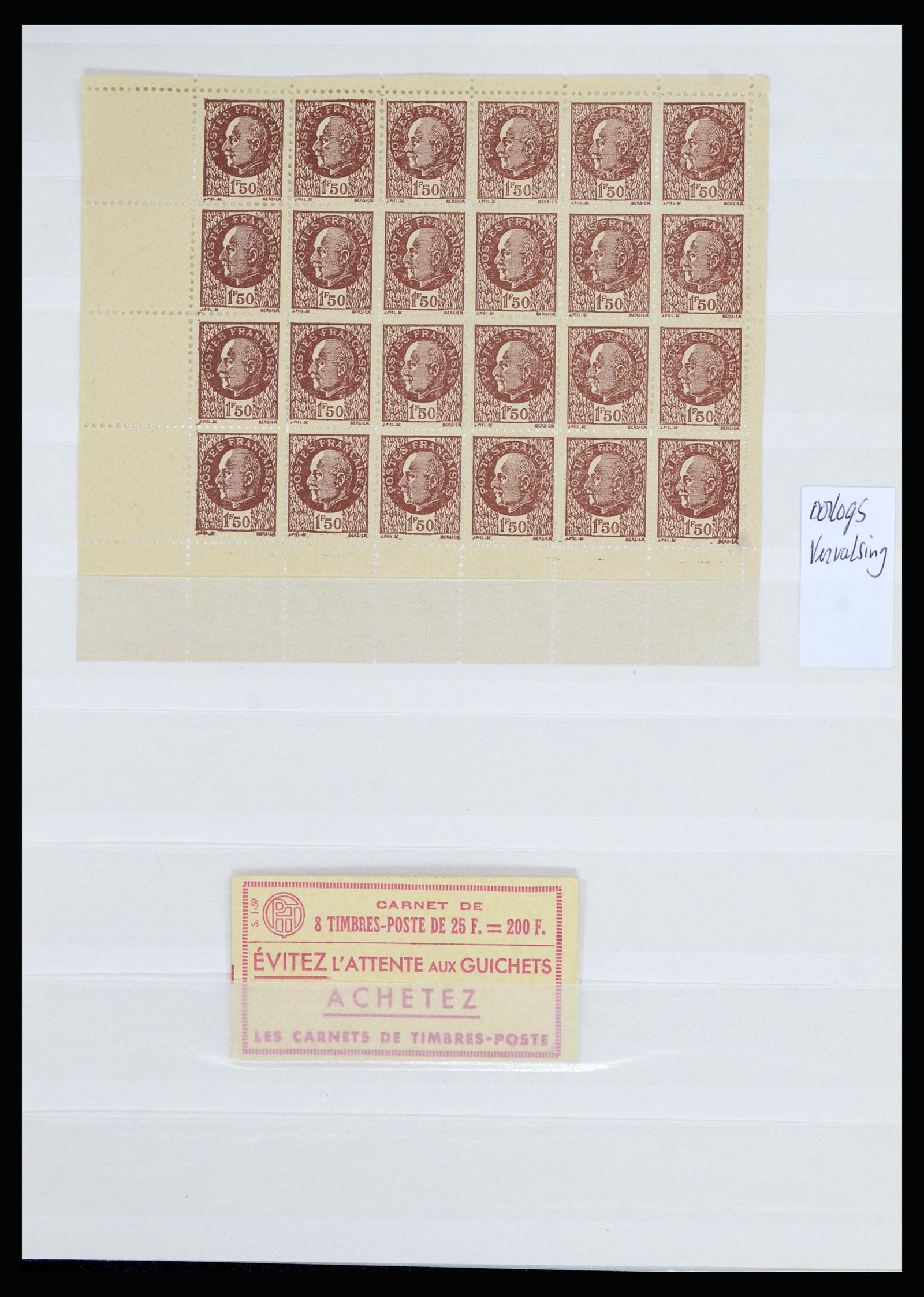 36819 005 - Postzegelverzameling 36819 Frankrijk.