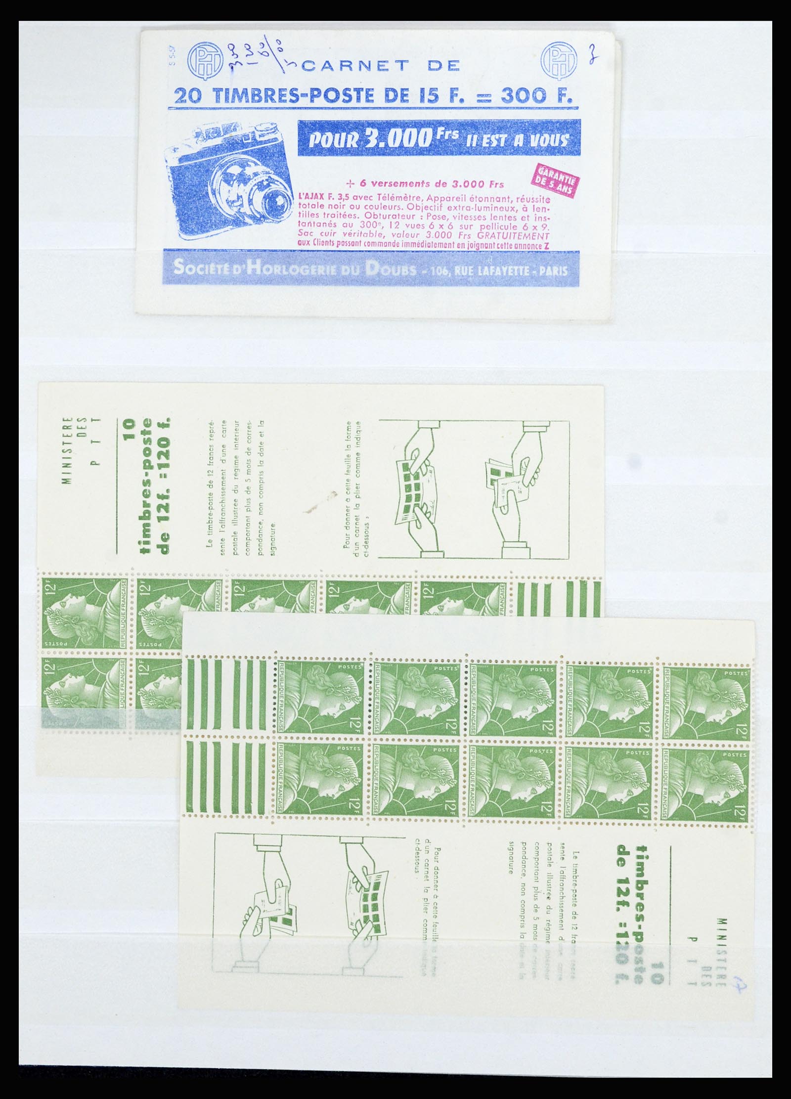 36819 007 - Postzegelverzameling 36819 Frankrijk.