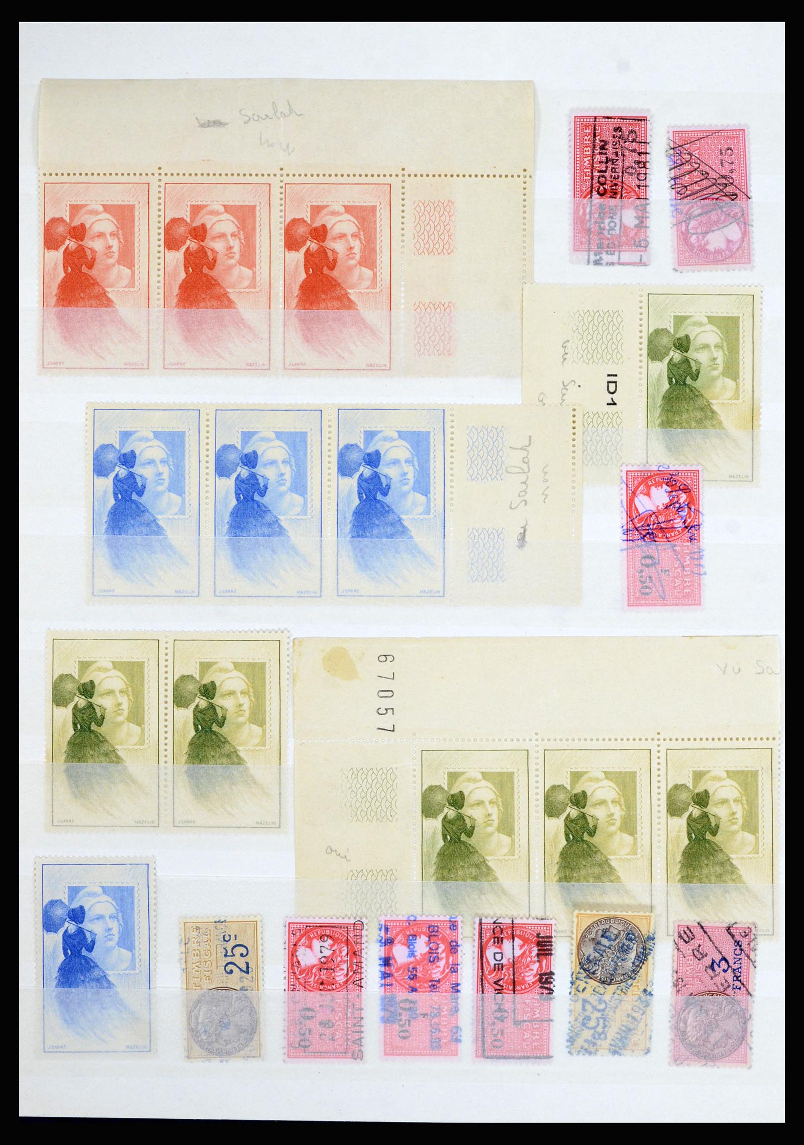 36819 010 - Postzegelverzameling 36819 Frankrijk.