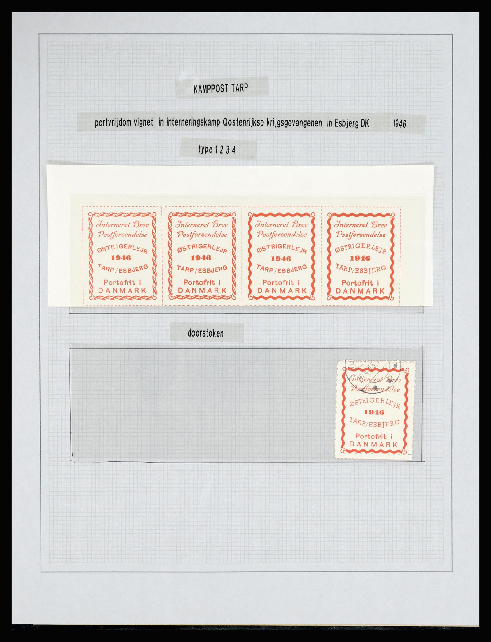 36820 023 - Postzegelverzameling 36820 Oostenrijk lokaaluitgaven 1945.