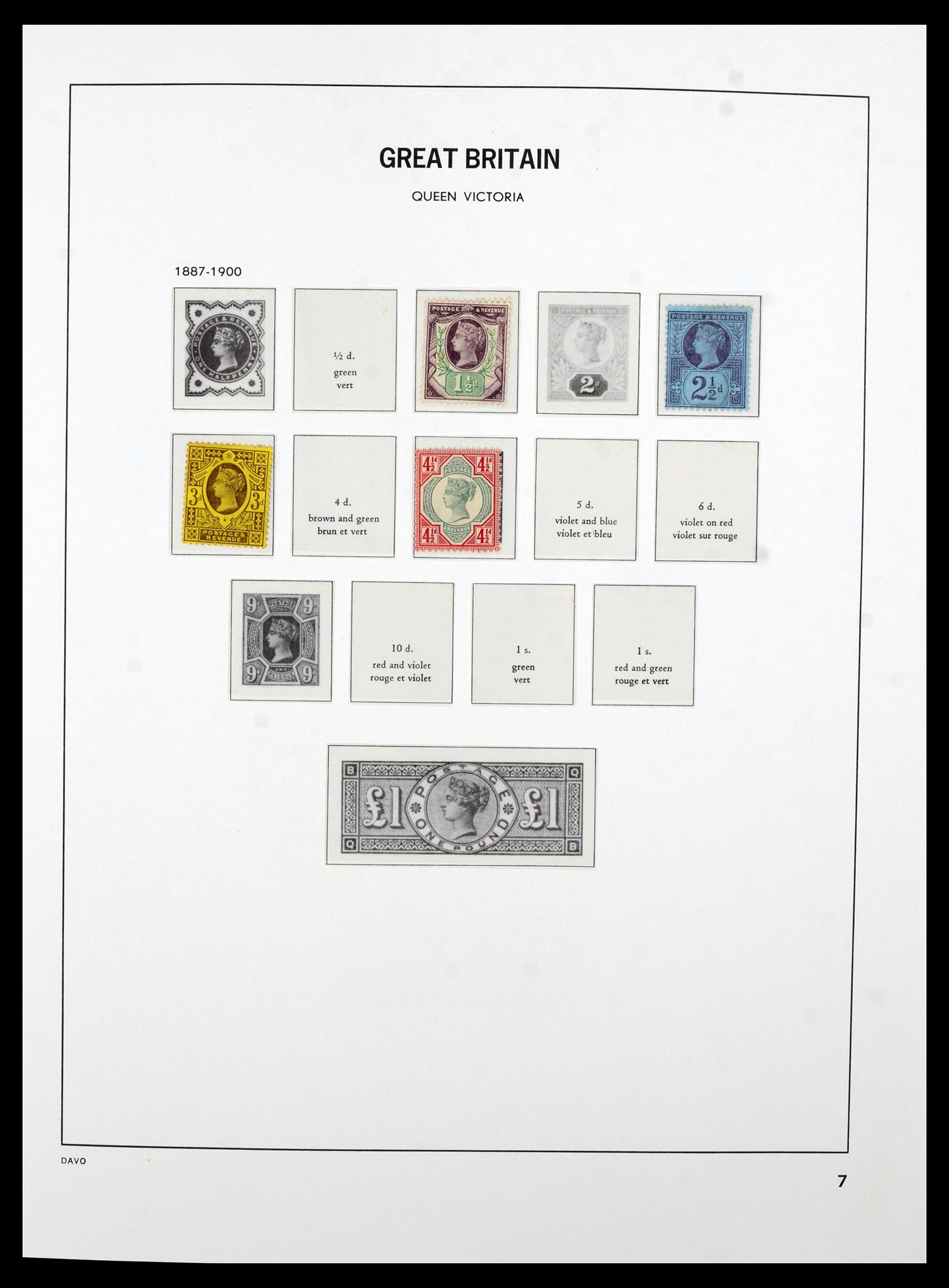 36821 003 - Postzegelverzameling 36821 Engeland 1856-1970.