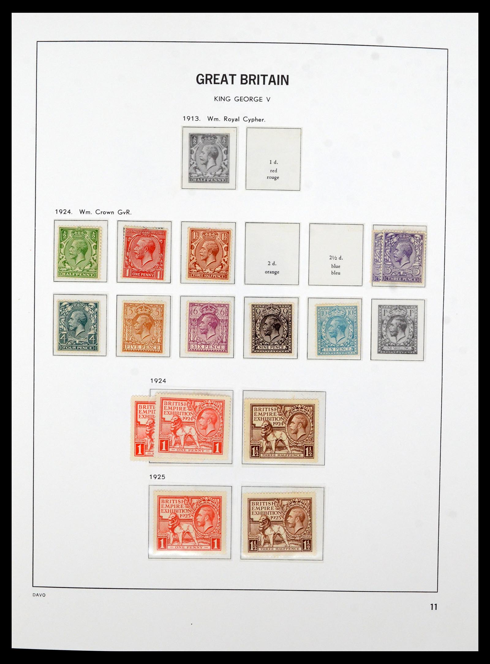 36821 007 - Postzegelverzameling 36821 Engeland 1856-1970.