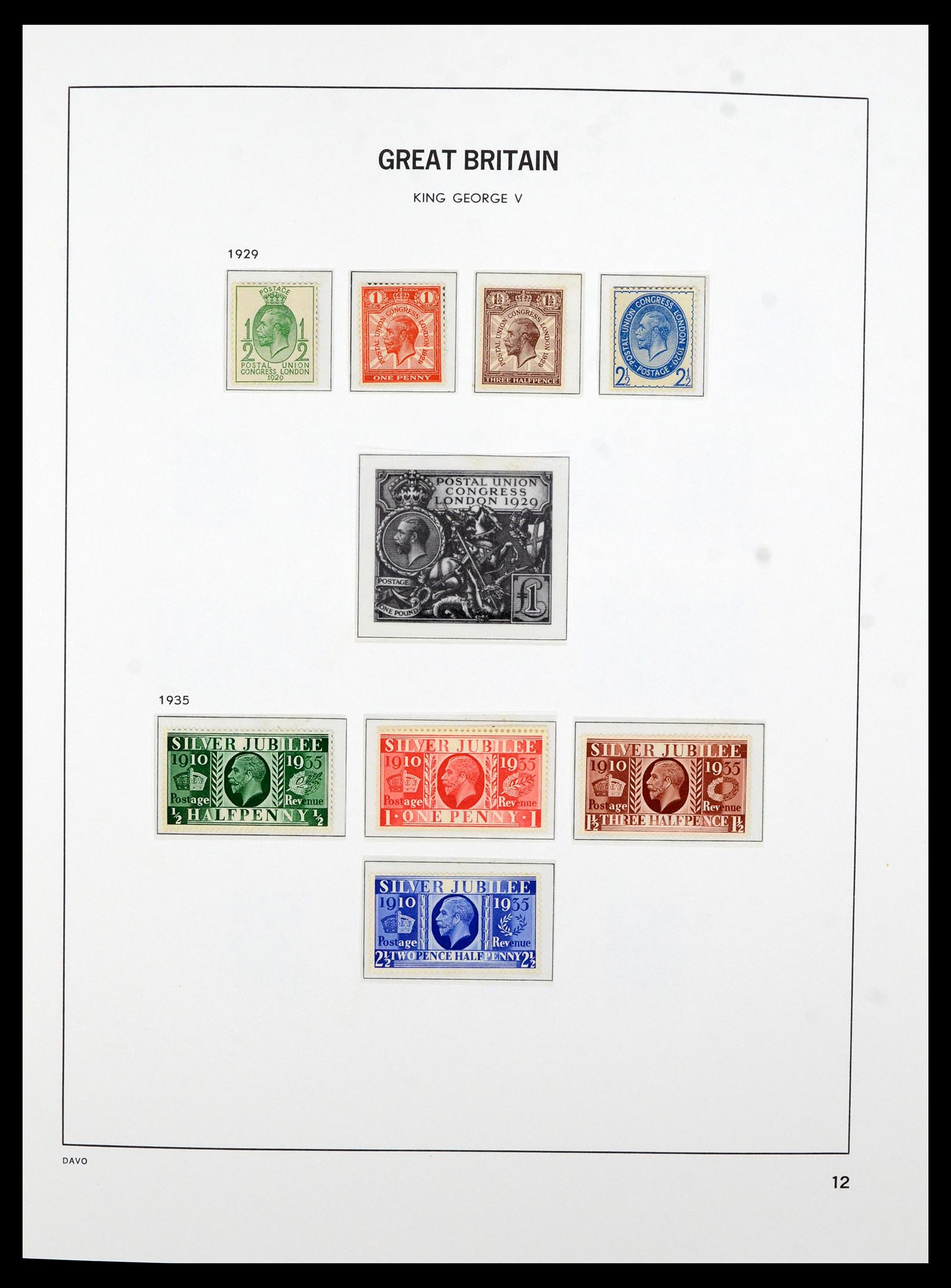 36821 008 - Postzegelverzameling 36821 Engeland 1856-1970.