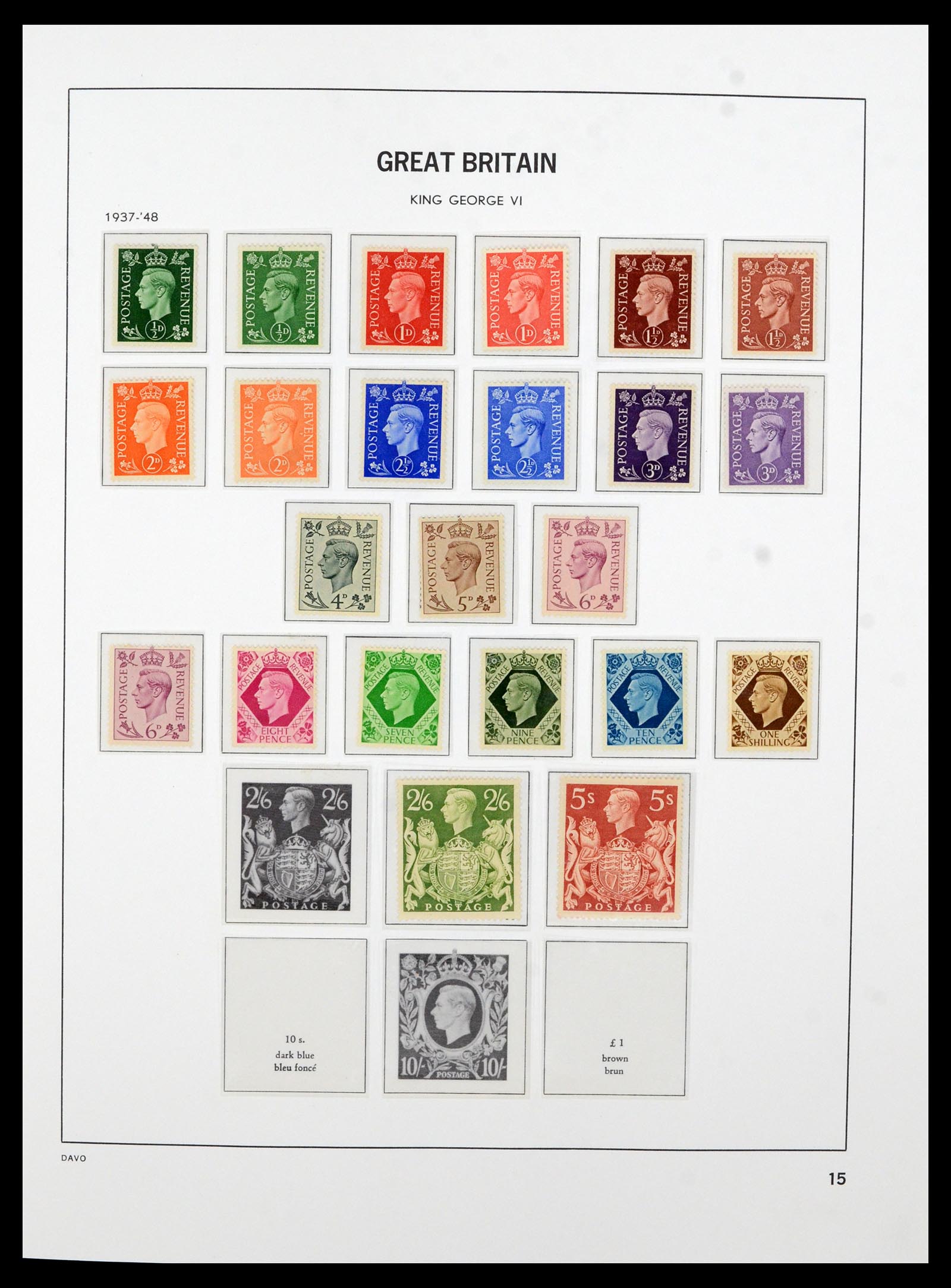 36821 011 - Postzegelverzameling 36821 Engeland 1856-1970.